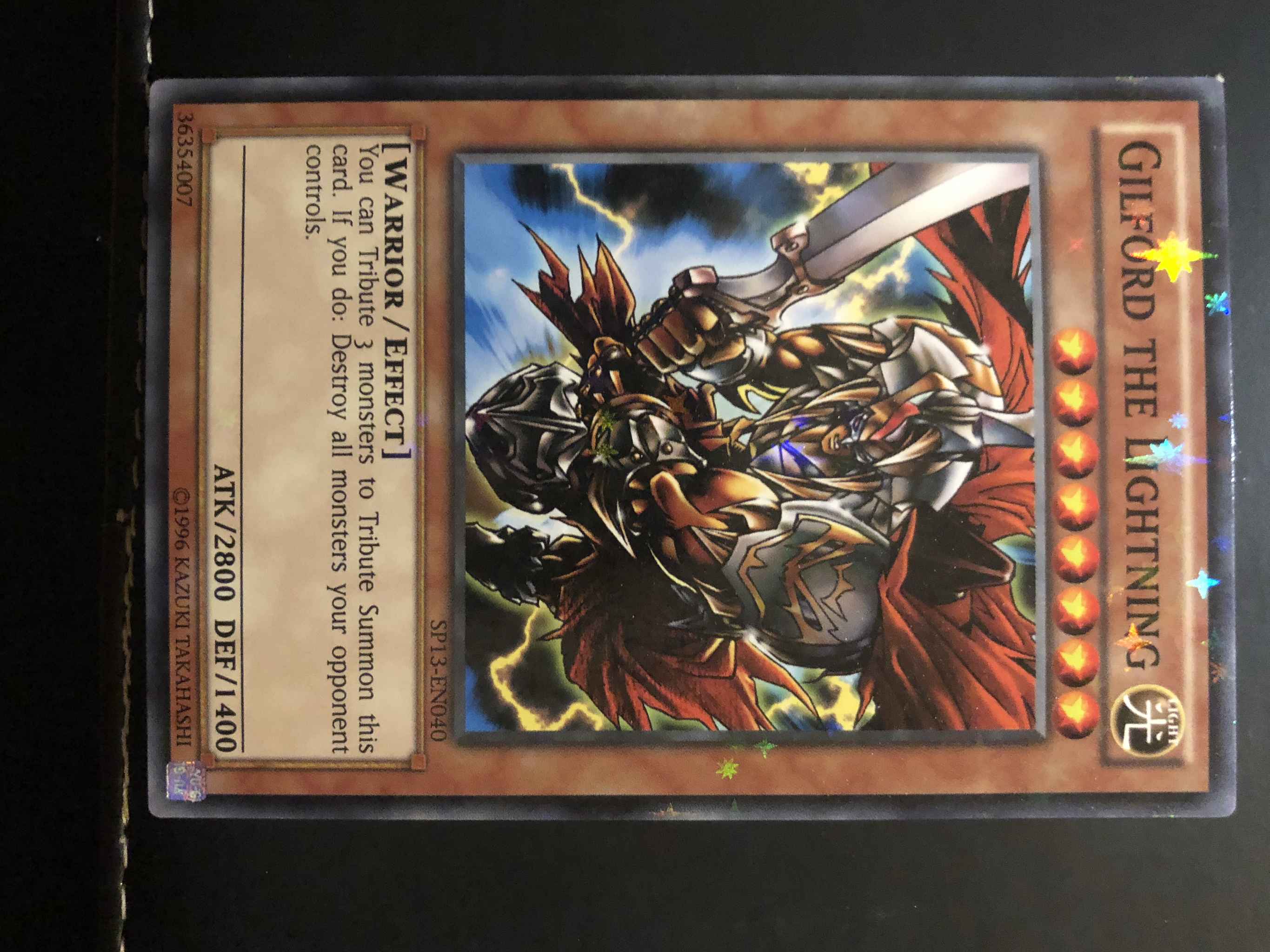 Articoli da collezione YU-GI-OH STAR RARE GILFORD THE LIGHTNING  SP13-EN040-1st EDITION MK6089827