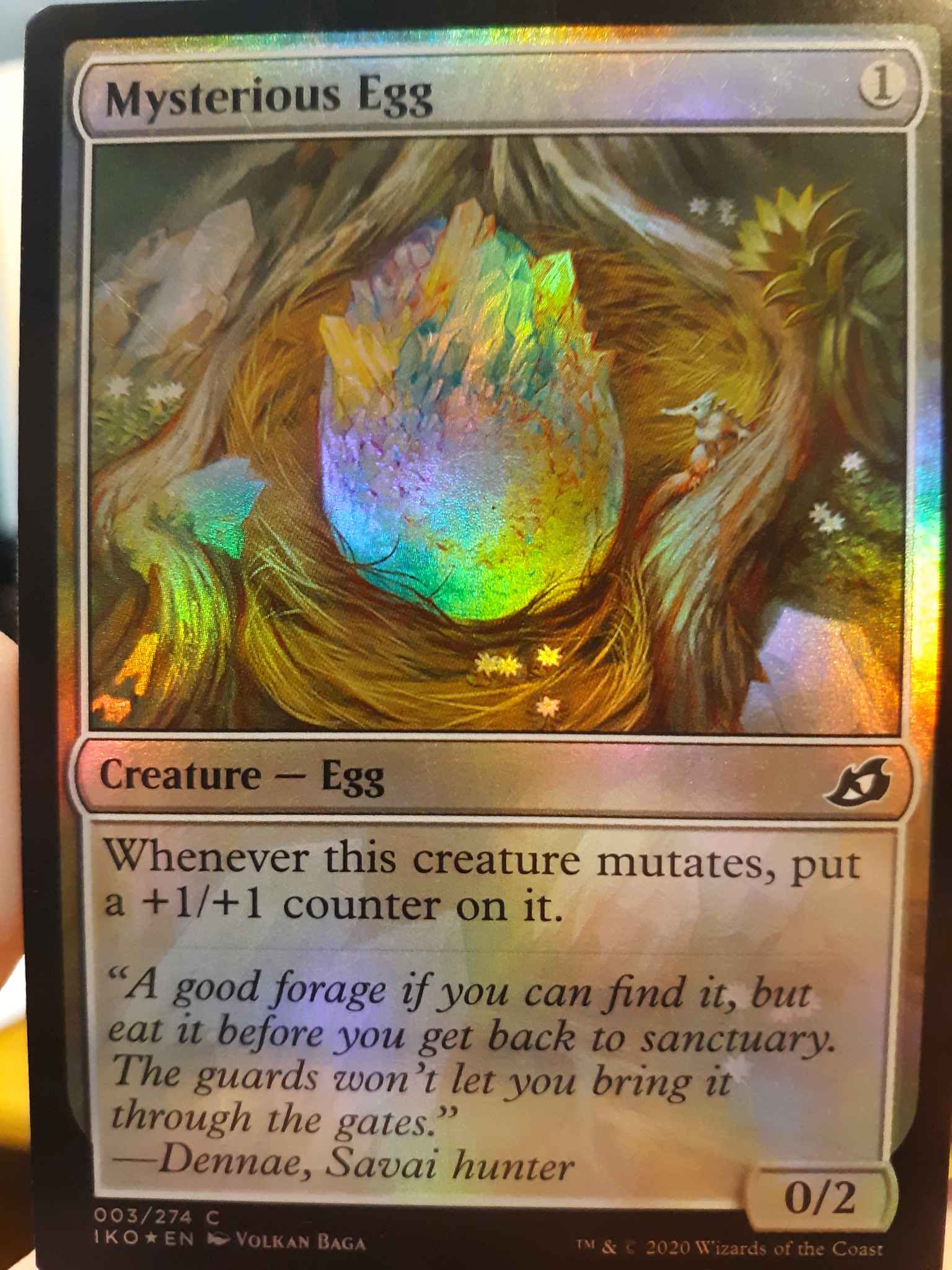 The Gathering MTG Ikoria Foil Mysterious Egg X4 M/NM Magic