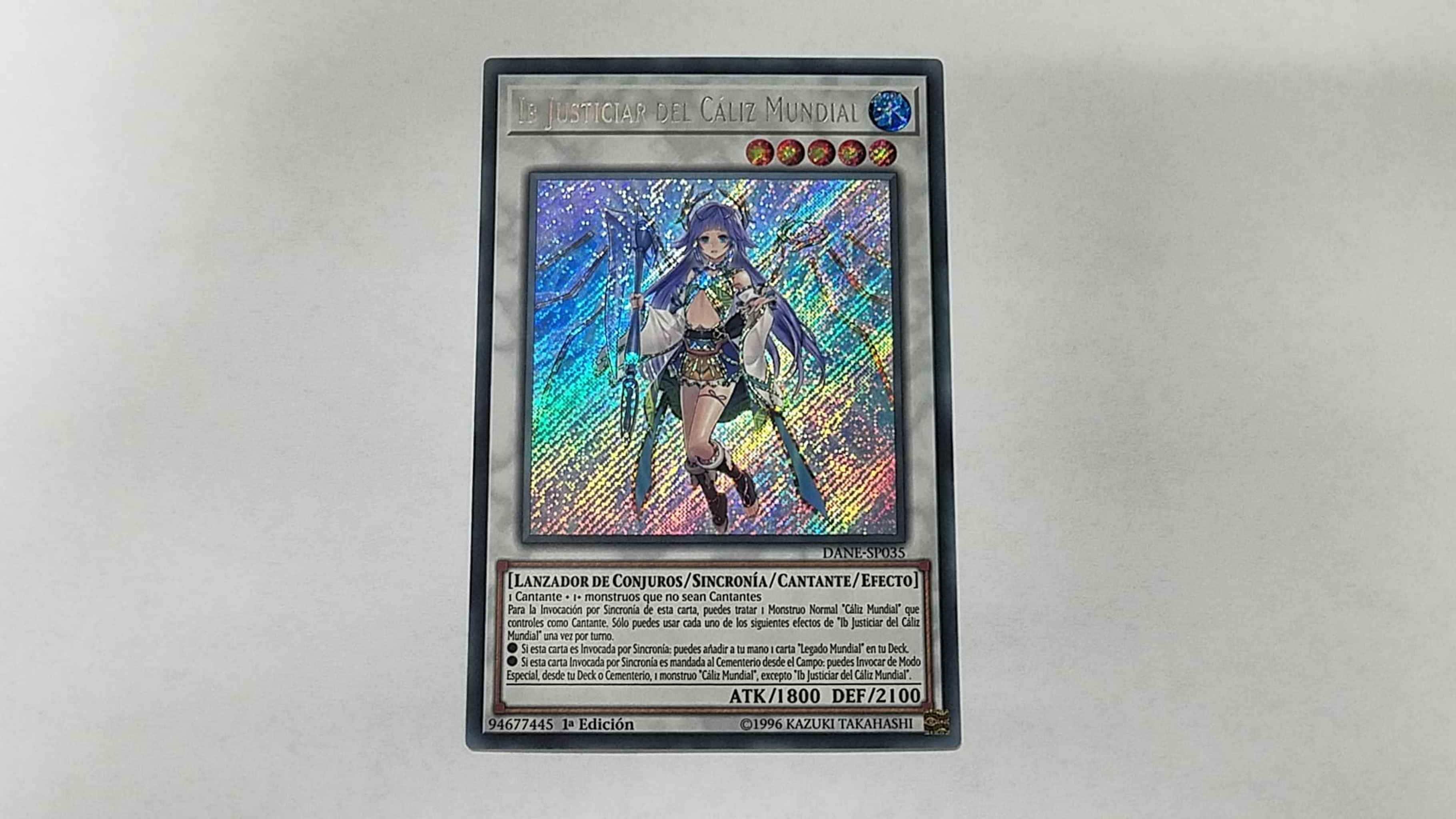 Ccg Individual Cards Toys Hobbies Yu Gi Oh Ib The World Chalice Justicar Dane En035 Secret Rare 1st Ed