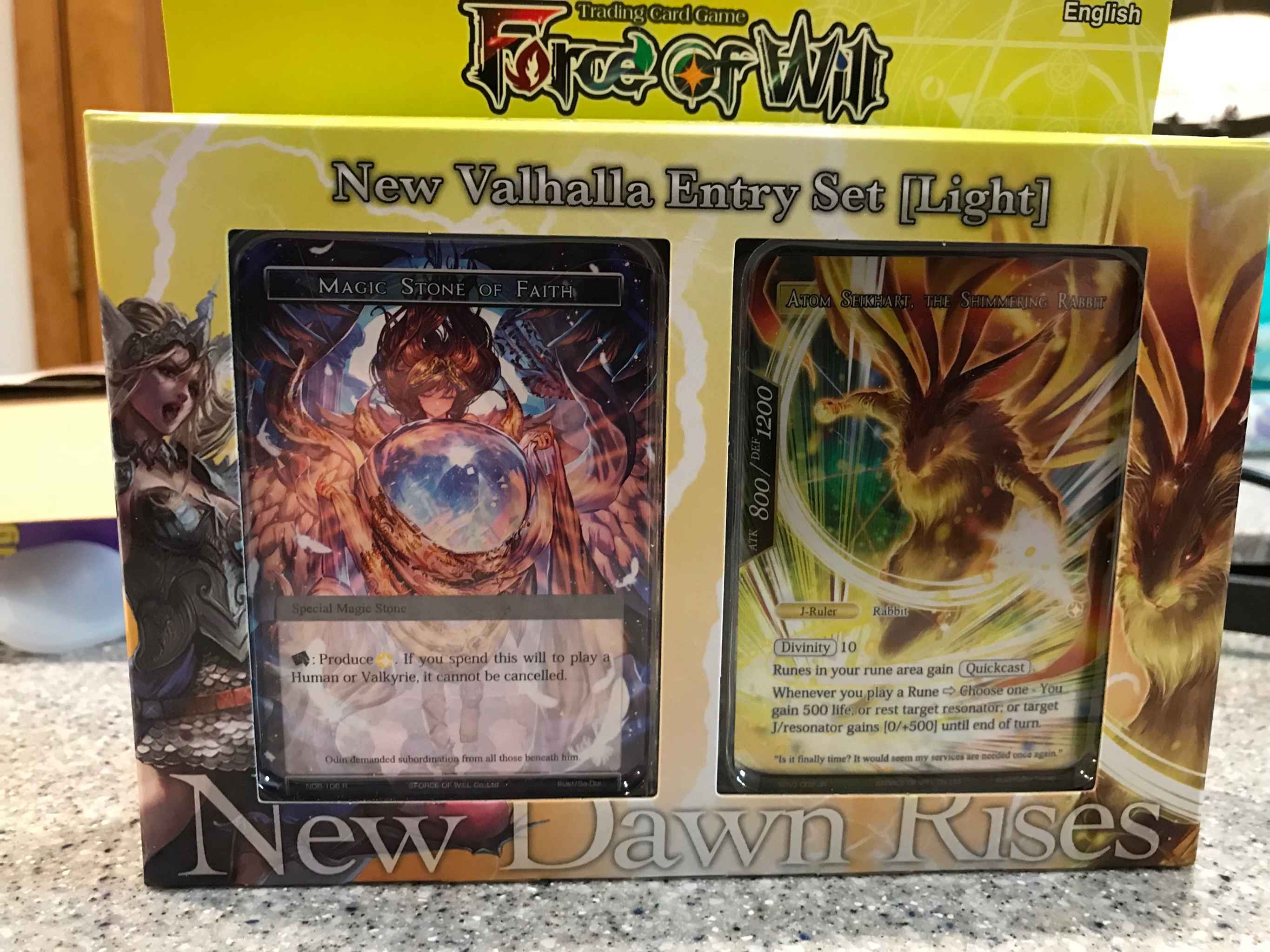 Fire New Valhalla Entry Set factory sealed - English Force of will 