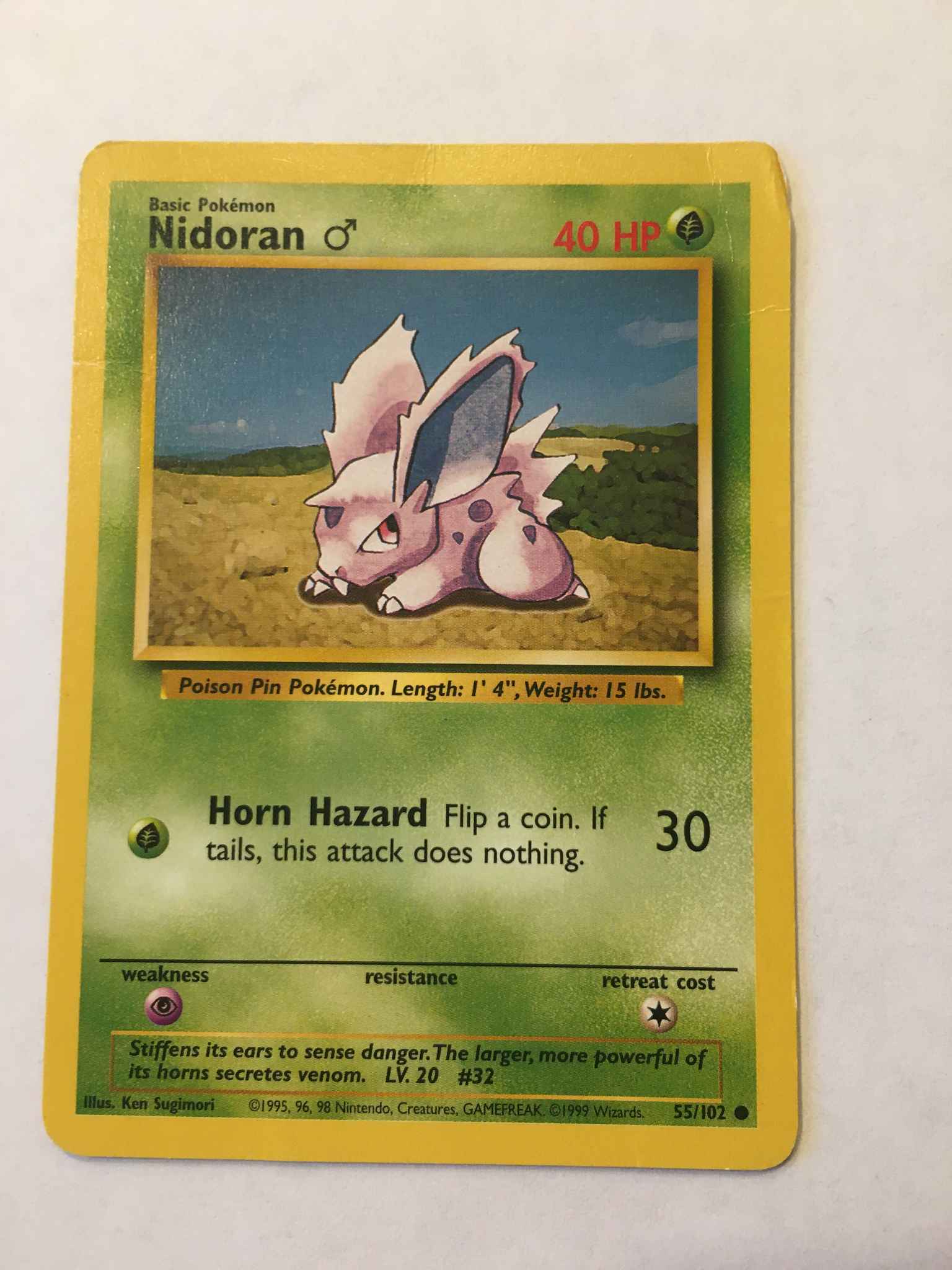 1995 Nidoran Pokemon Card Value - THE SHOOT