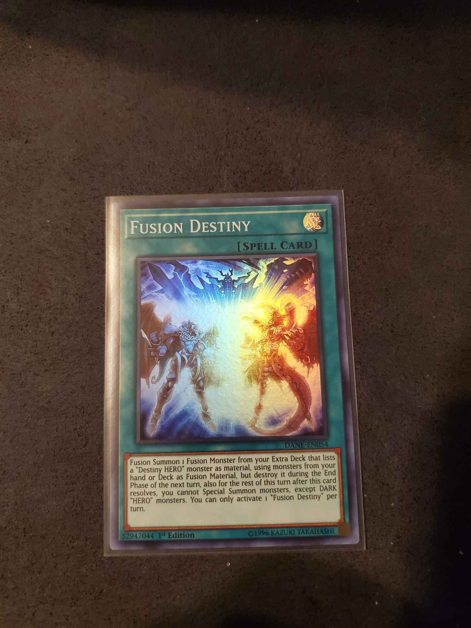 YugiohFusion Destiny DANEEN054 Super Rare 1st Edition NM YuGiOh