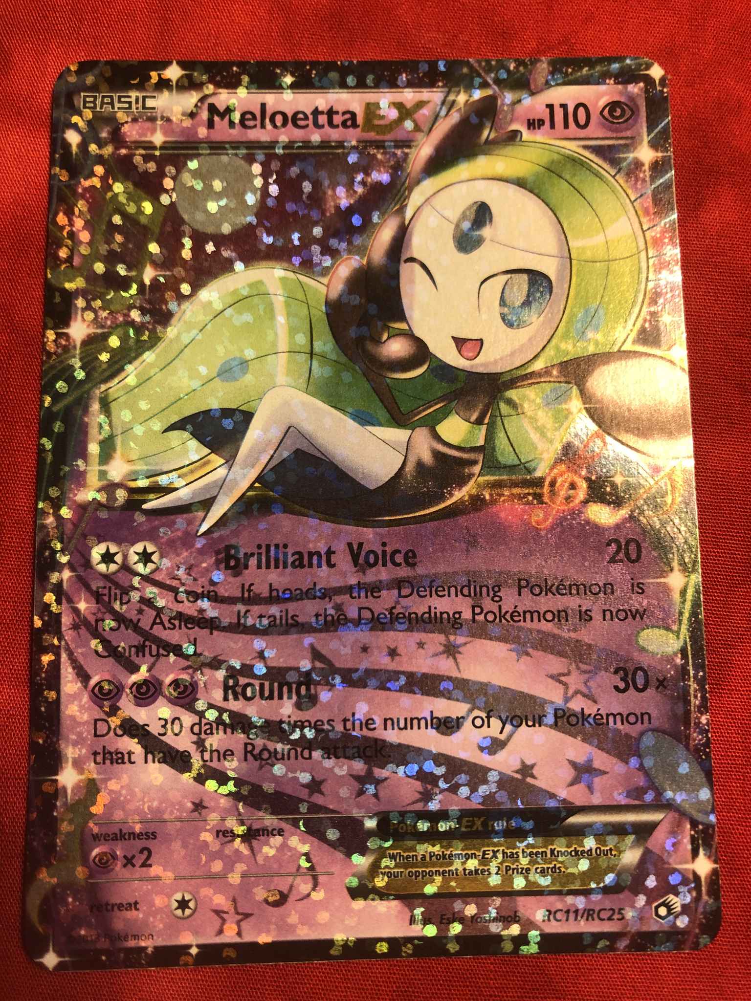 meloetta ex pokemon card