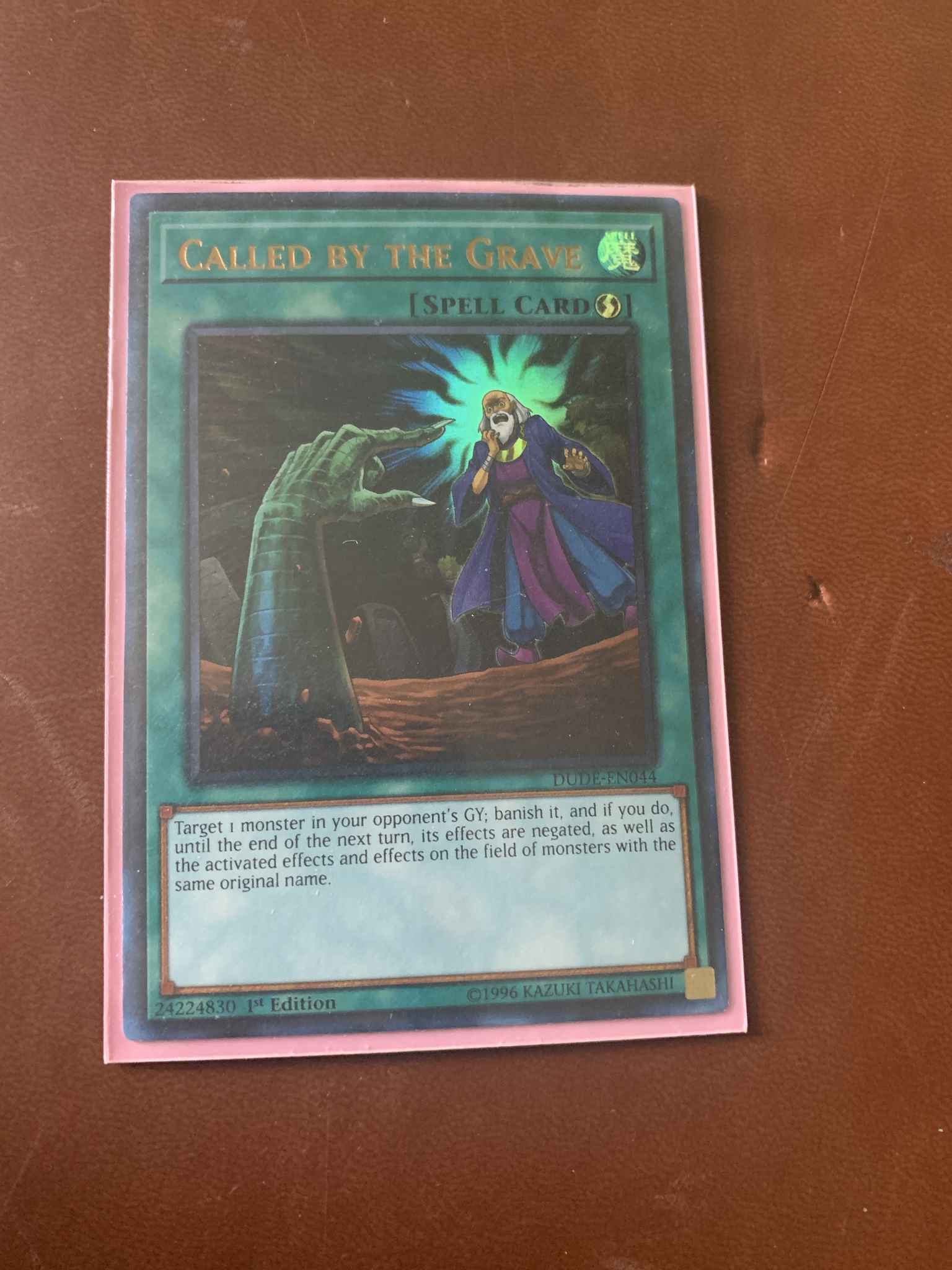 YUGIOH Call by the Grave 1st Edition Ultra Rare DUDE-EN044 NM 