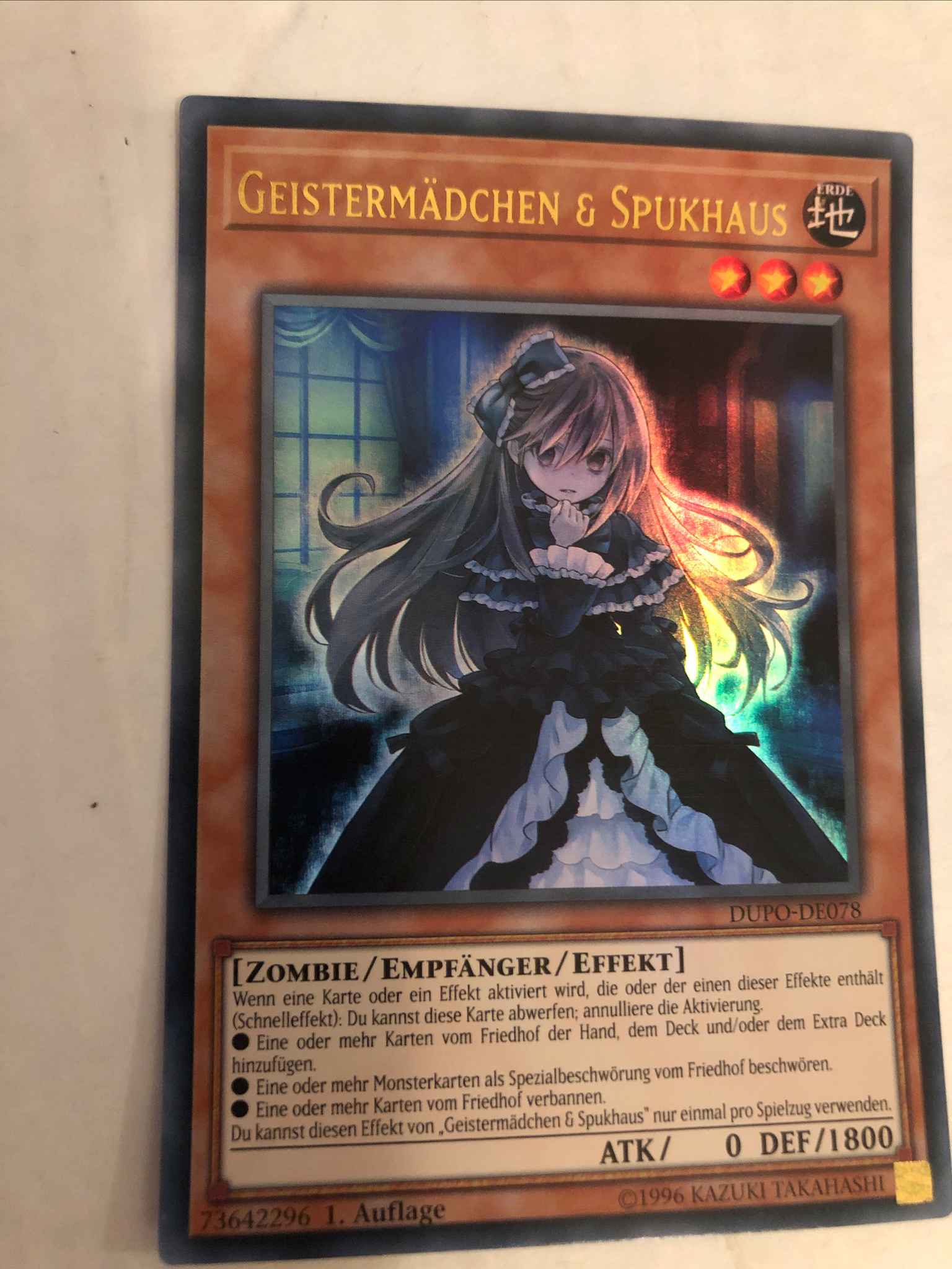 Ghost Belle & Haunted Mansion DUPO-EN078 Ultra Rare Yu-Gi-Oh Card 1st Edition 