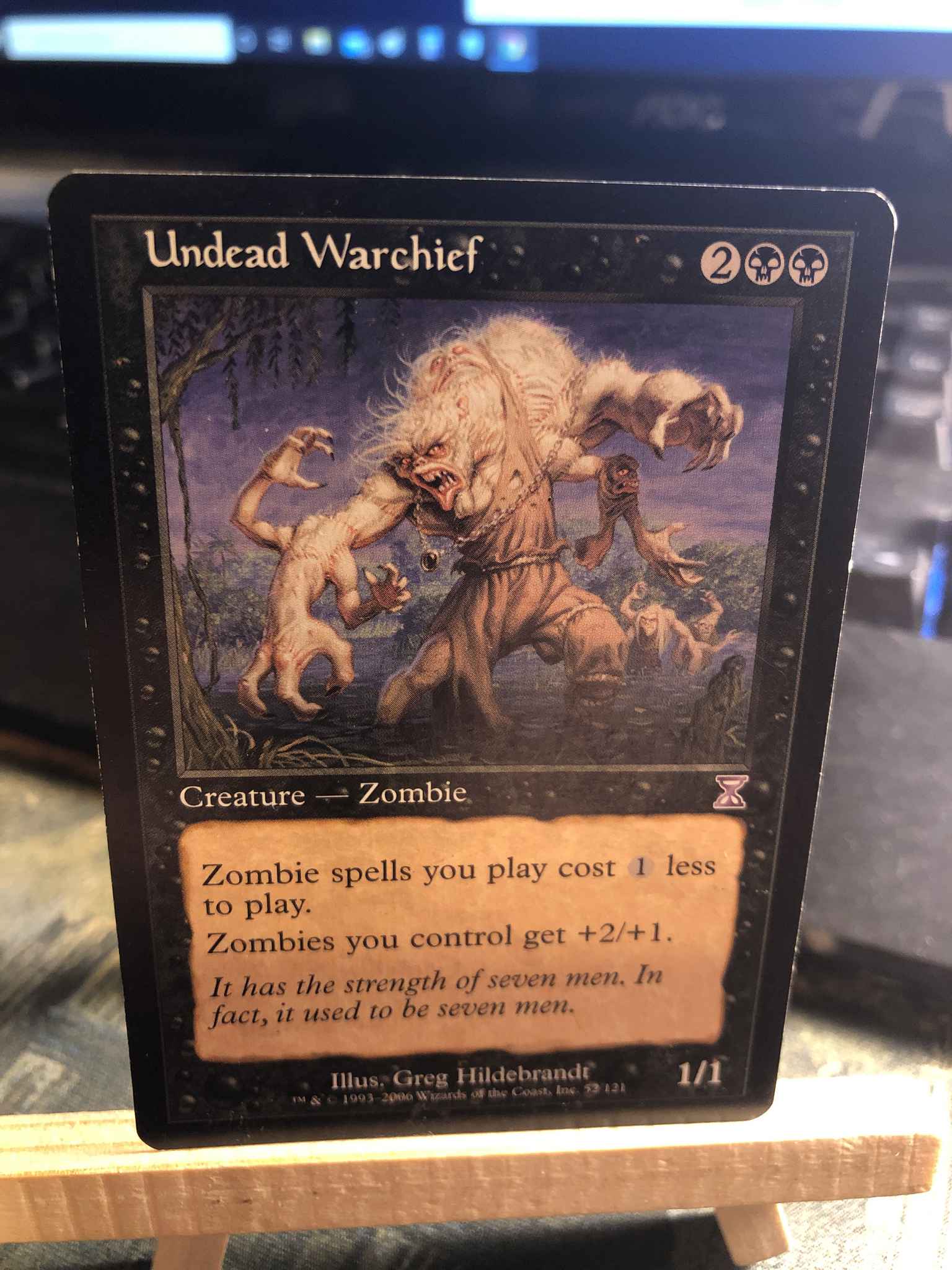 MTG Mystery Magic the Gathering Zombie NM 1x FOIL UNDEAD WARCHIEF