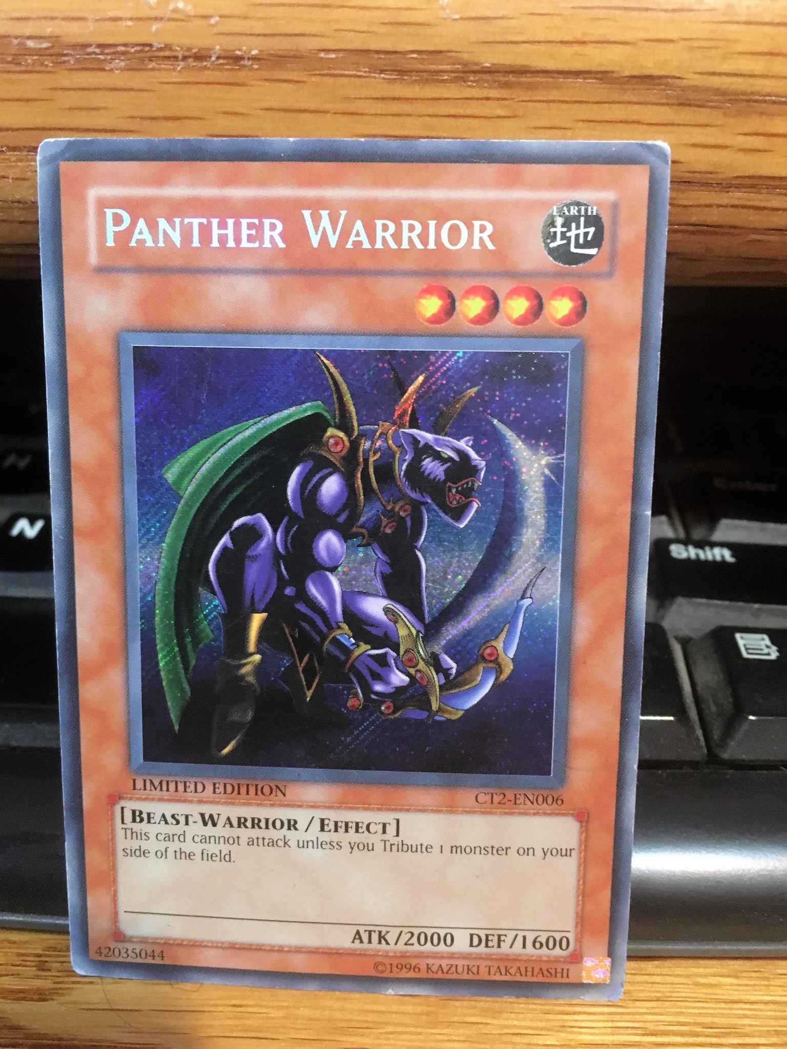 Yu-Gi-Oh Panther Warrior Tin For Card Game CCG TCG