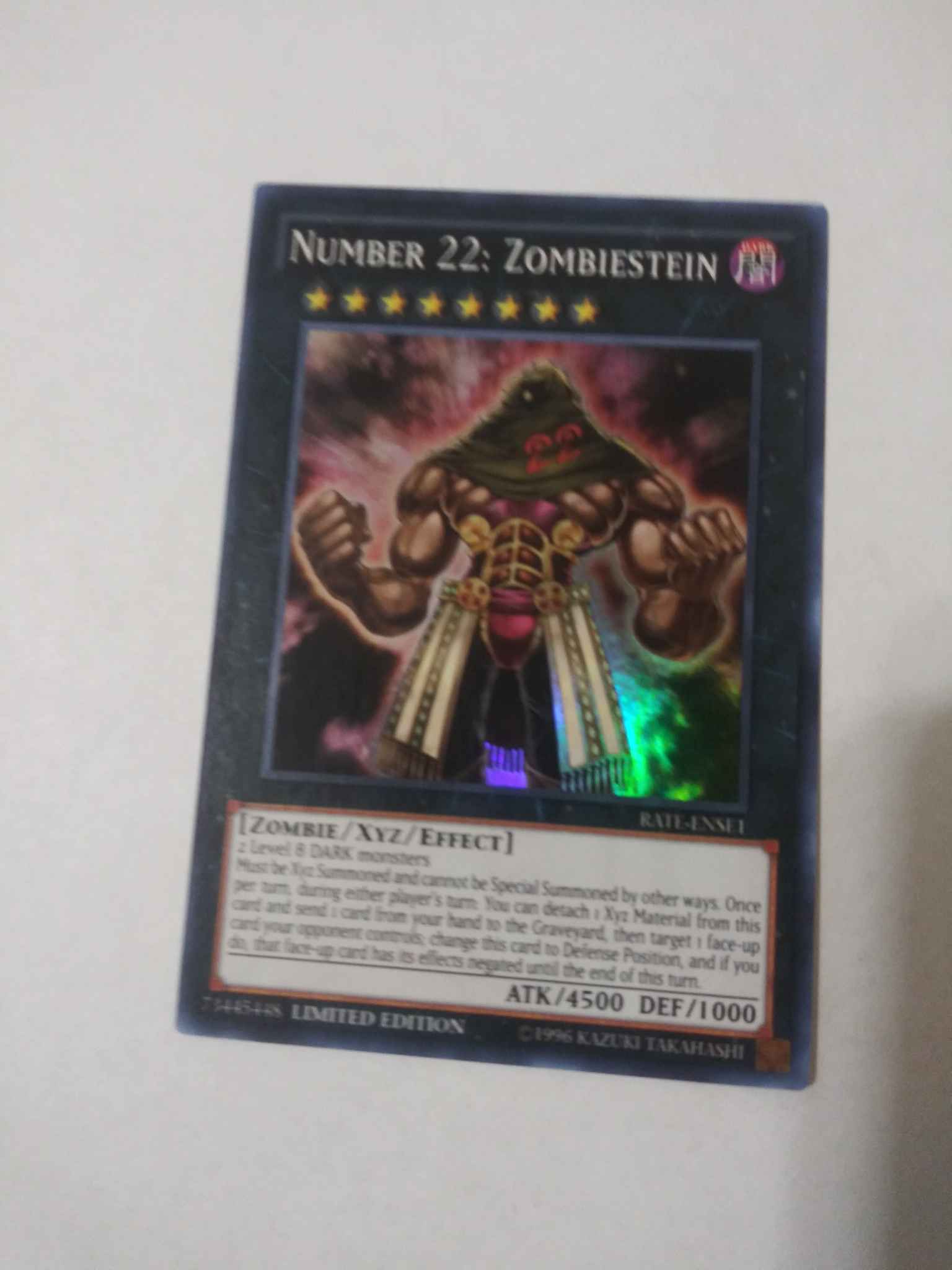 Number 22 Zombiestein Number 22 Zombiestein Yu Gi Oh Zexal Manga Promotional Cards Yugioh Online Gaming Store For Cards Miniatures Singles Packs Booster Boxes