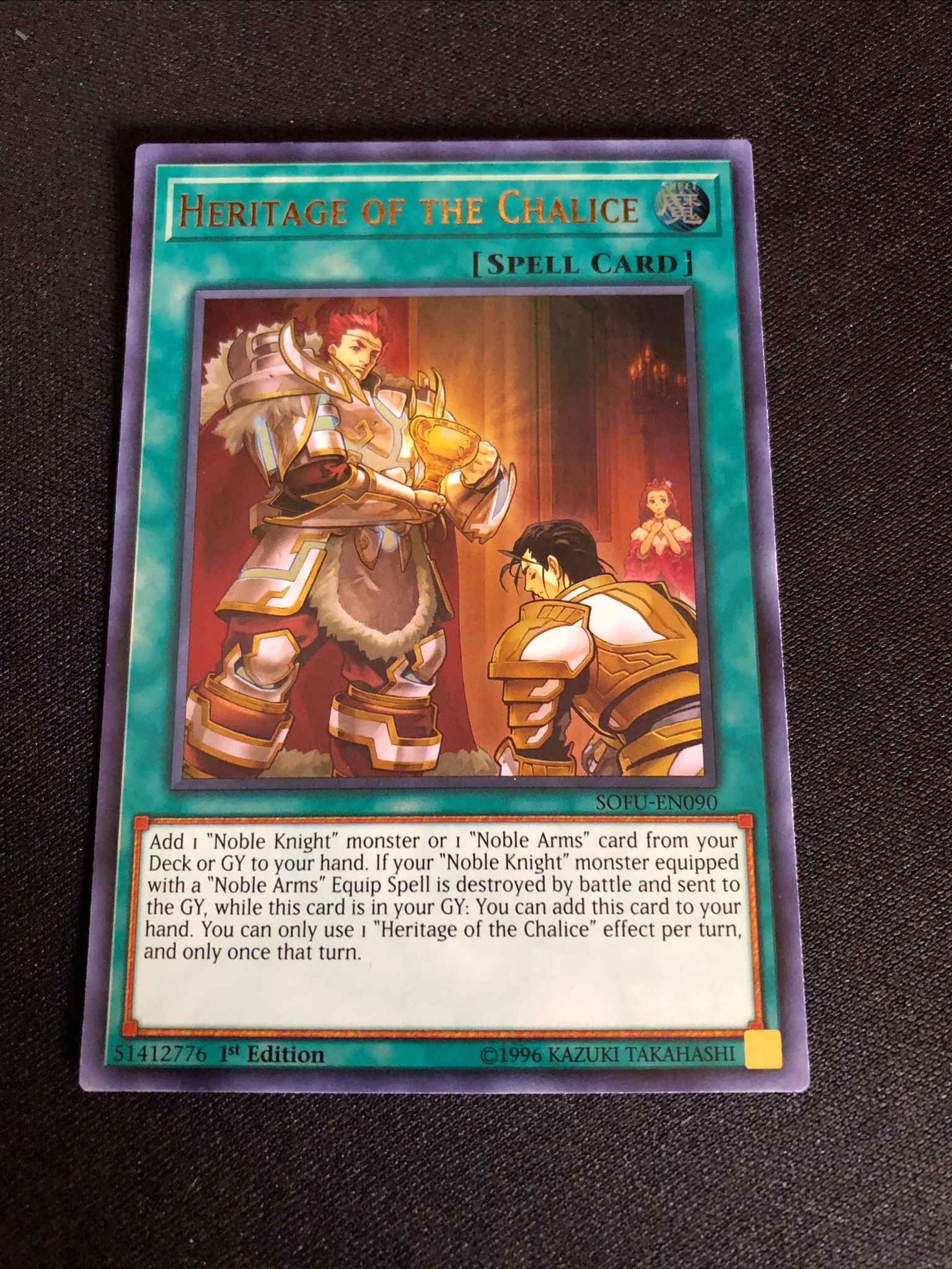 3x Yugioh SOFU-EN090 Heritage of the Chalice Unlimited Ultra Rare 