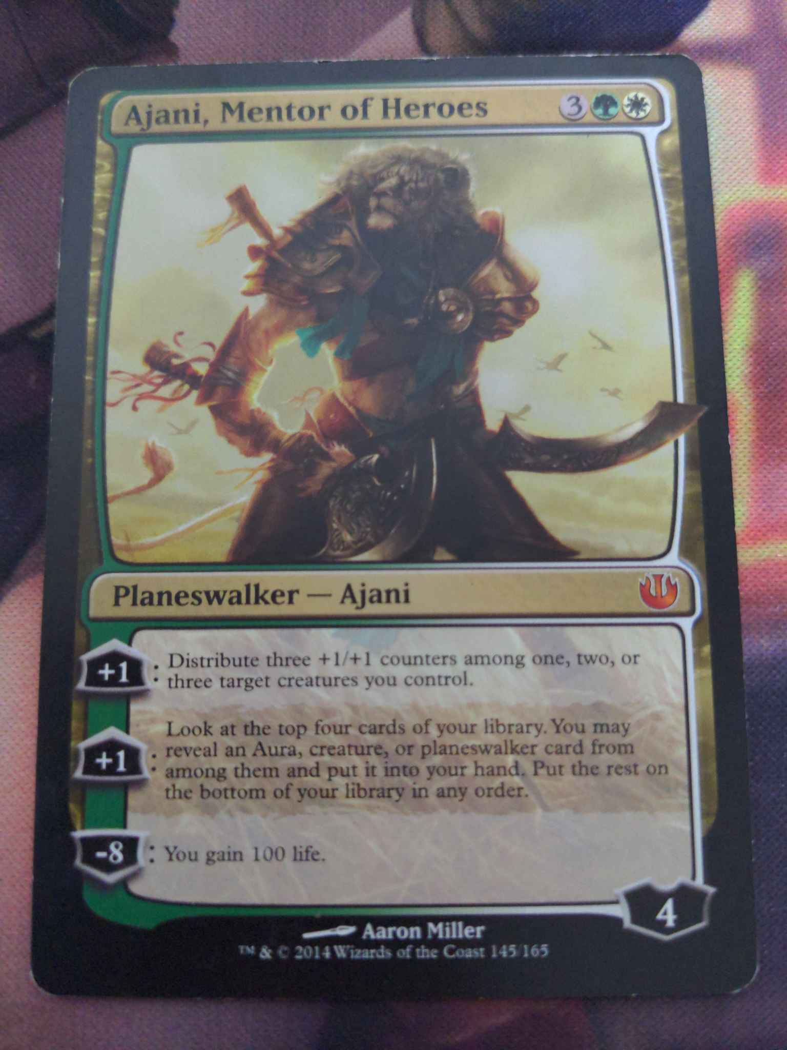 Ajani, Mentor Heroes Ajani, of Heroes - Journey Into Nyx - Magic: the Gathering
