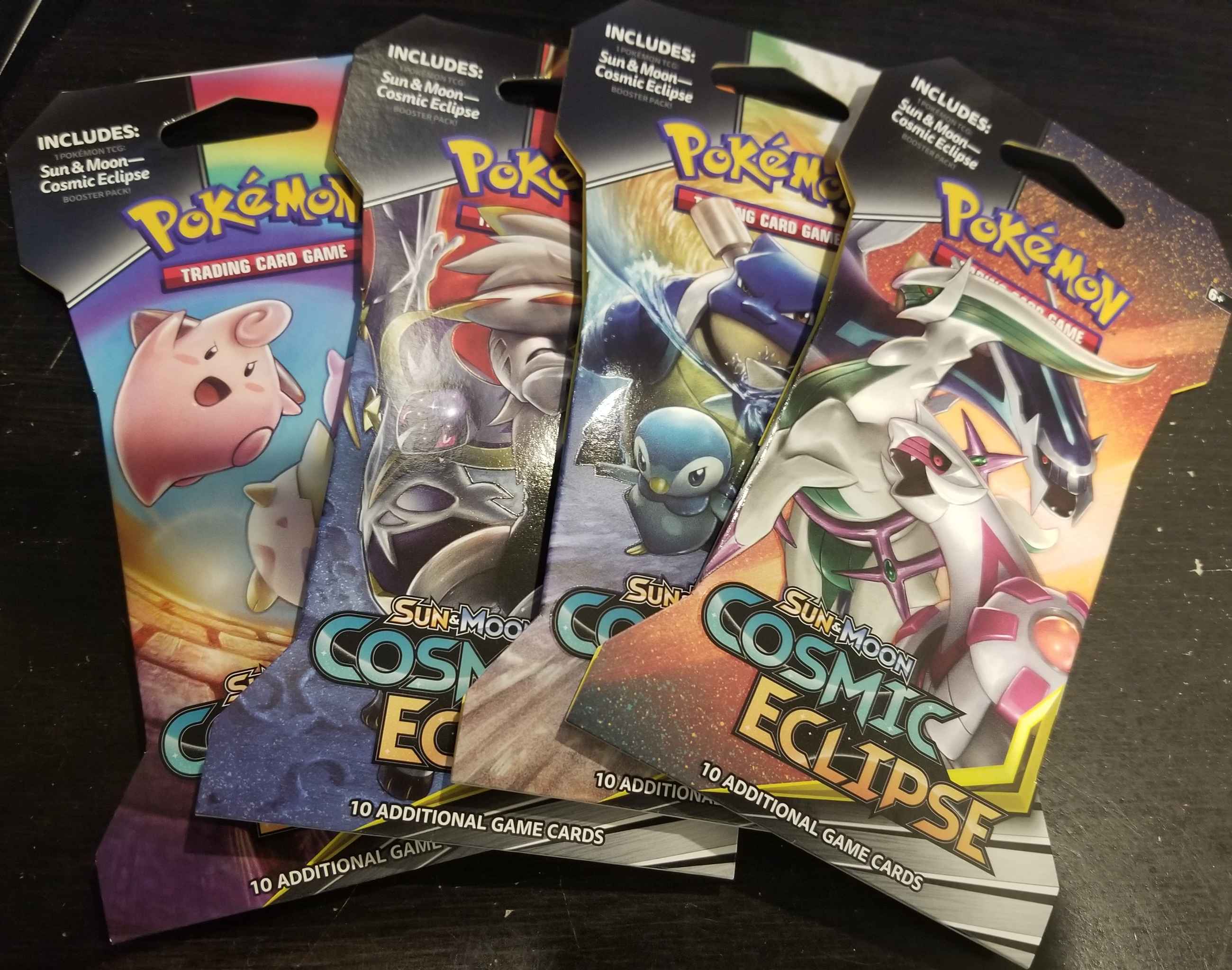 1x Sun & Moon Cosmic Eclipse Sleeved Booster Pack Pokemon TCG 