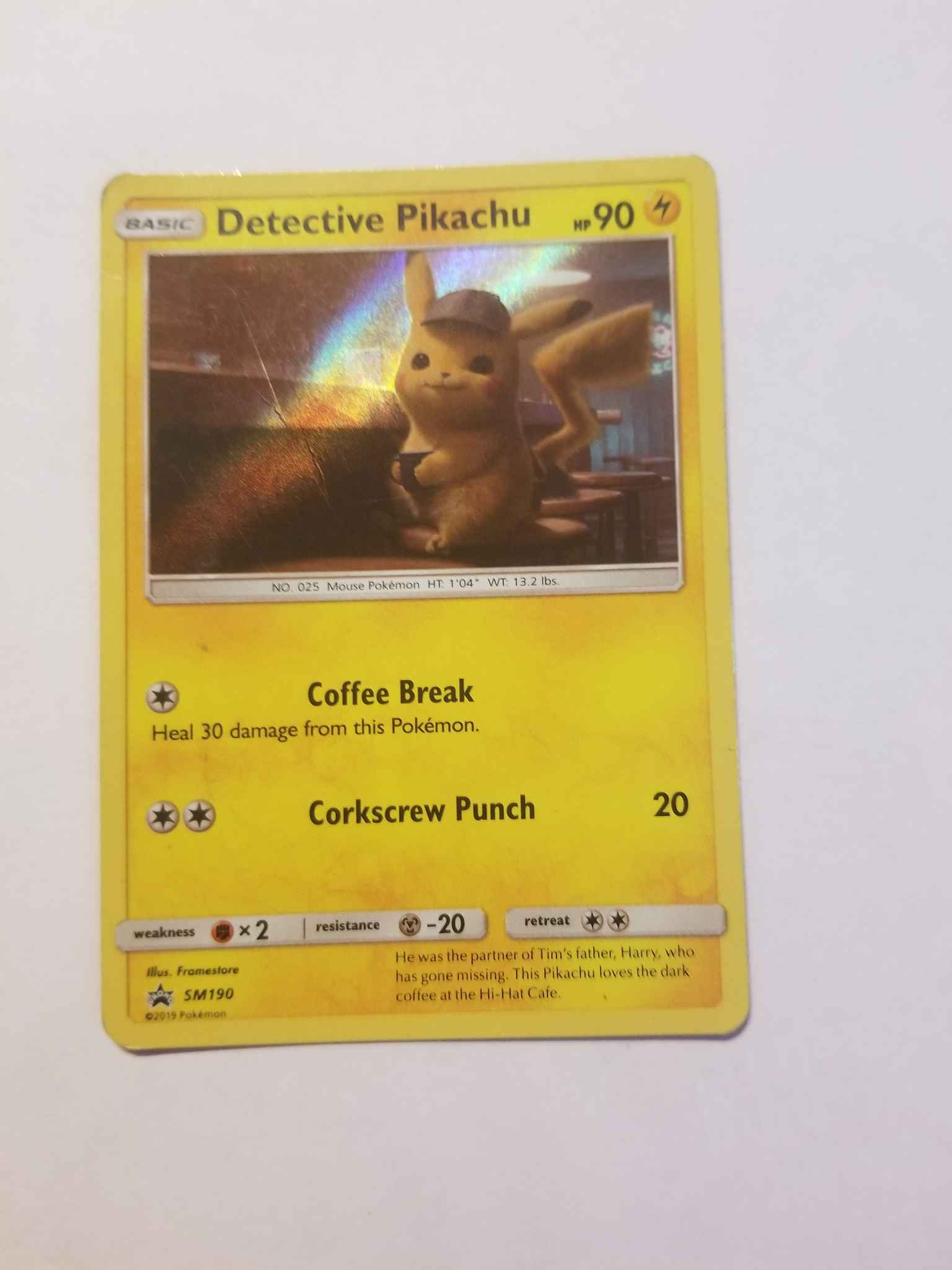 Pokemon SM190 Detective Pikachu Sealed PROMO Card Pack *NEW* CINEMA EXCLUSIVE