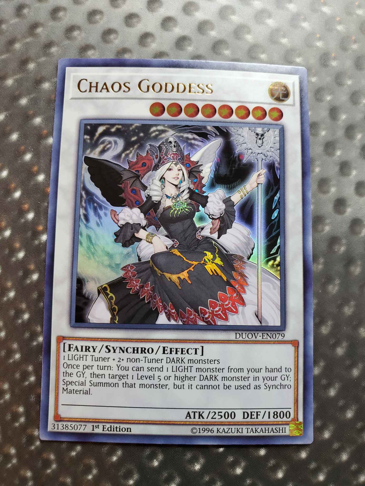 YuGiOh Chaos Goddess DUOV-EN079 Ultra Rare 1st Edition 