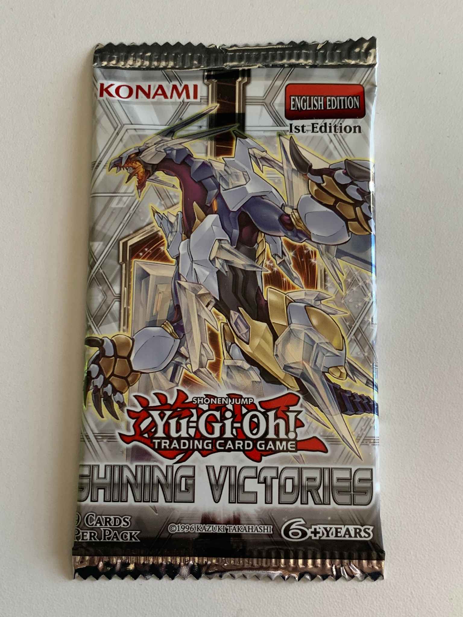 New Yugioh Shining Victories 1st Edition Booster Pack Yugioh 
