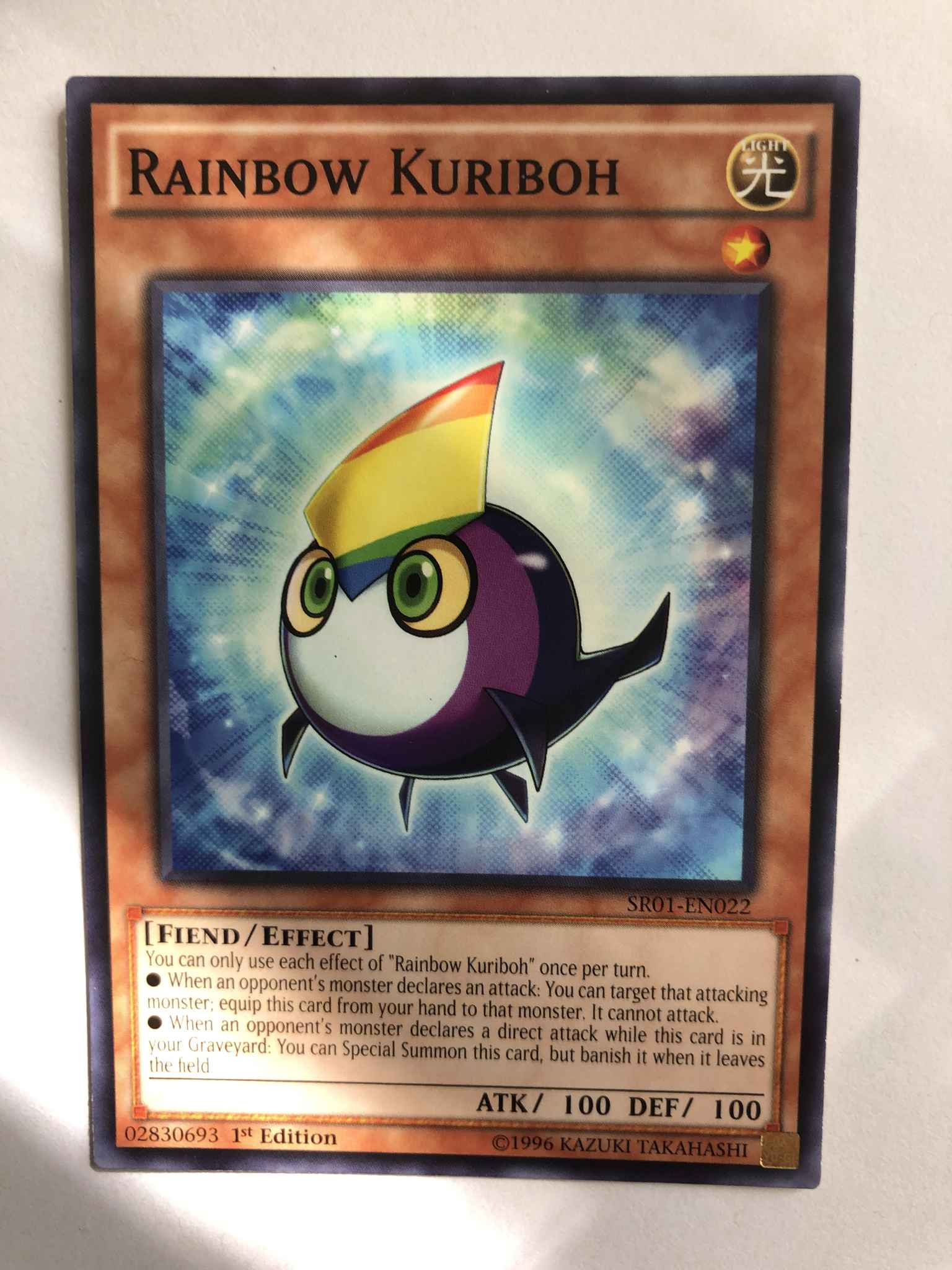 - Structure Deck Emperor of Darkness Yu-Gi-Oh! SR01-EN022 Rainbow Kuriboh