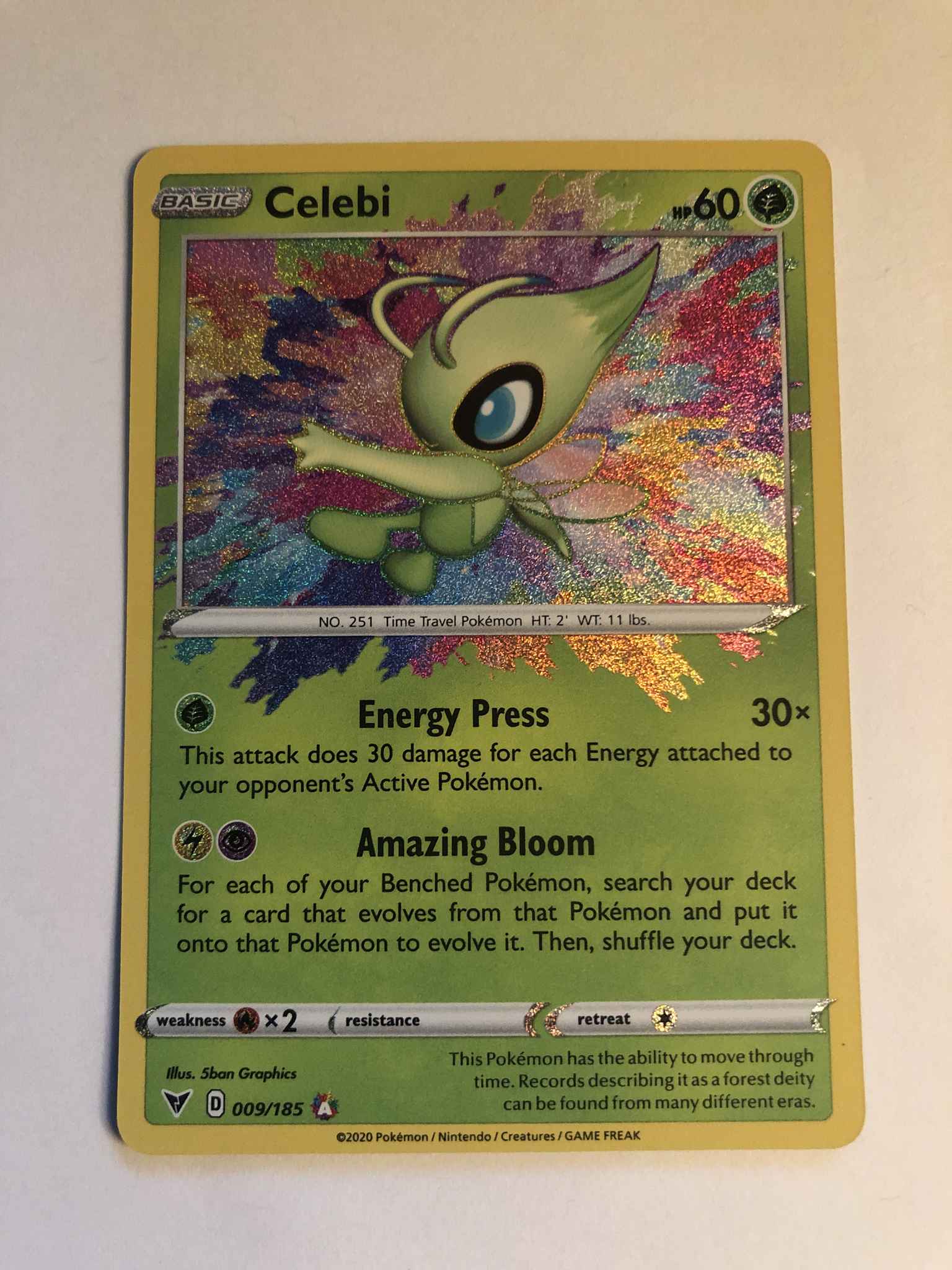 Celebi Celebi Swsh04 Vivid Voltage Pokemon