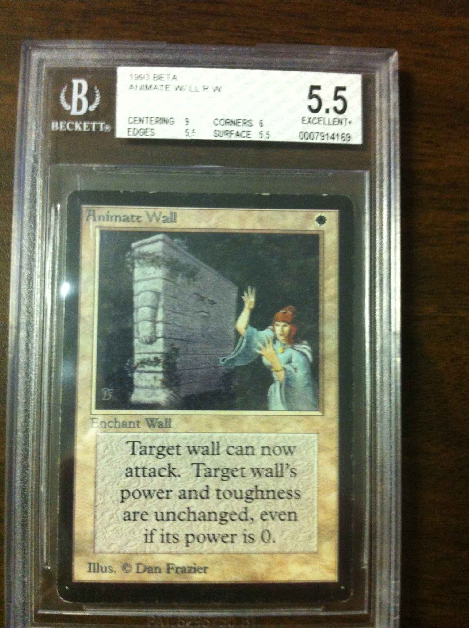 Beta Animate Wall Bgs Graded 5 5 Excellent Plus Animate Wall Beta Edition Magic The Gathering Online Gaming Store For Cards Miniatures Singles Packs Booster Boxes