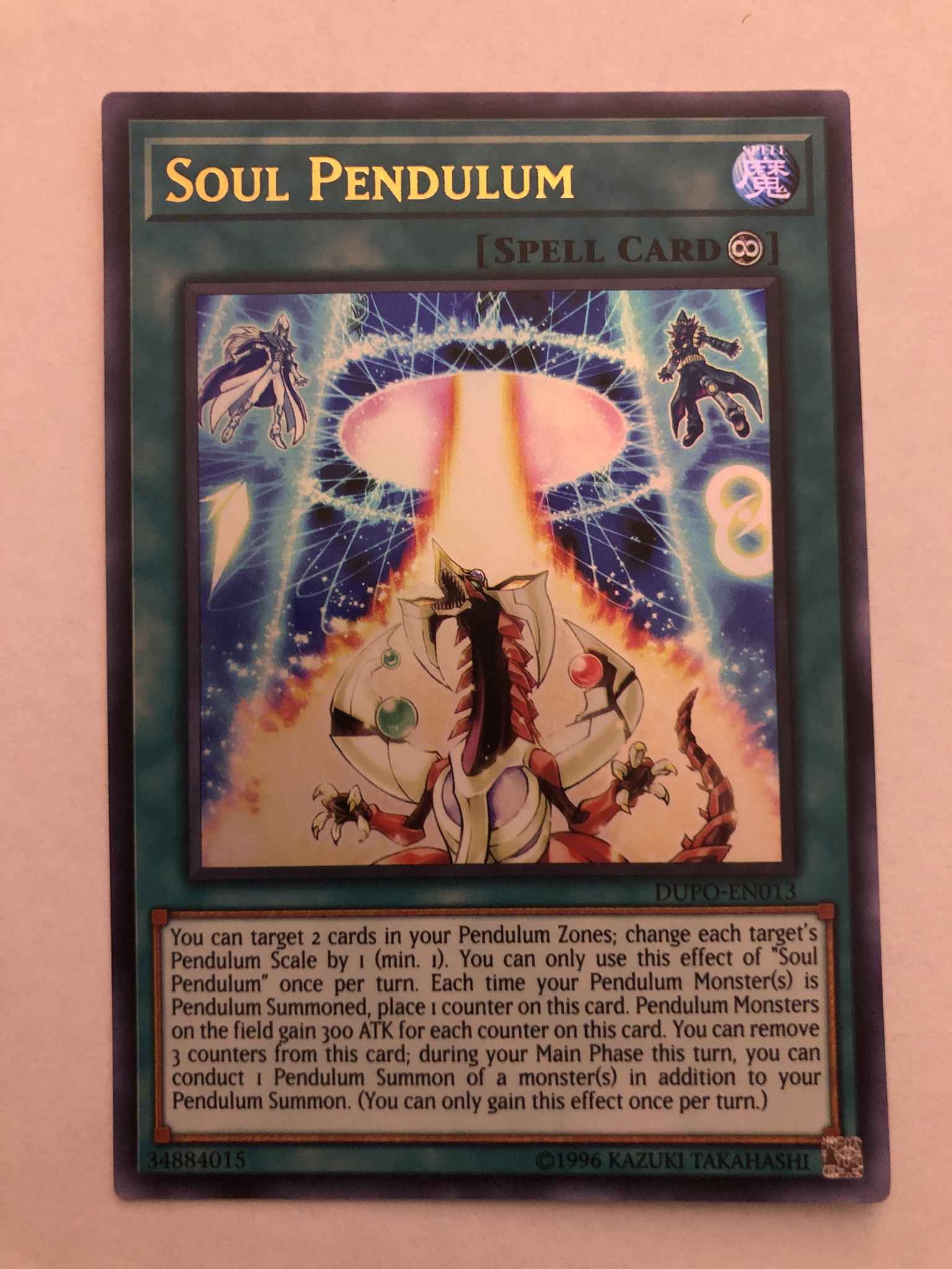 3 x Soul Pendulum  DUPO-EN013   Ultra Rare  YuGiOh Cards