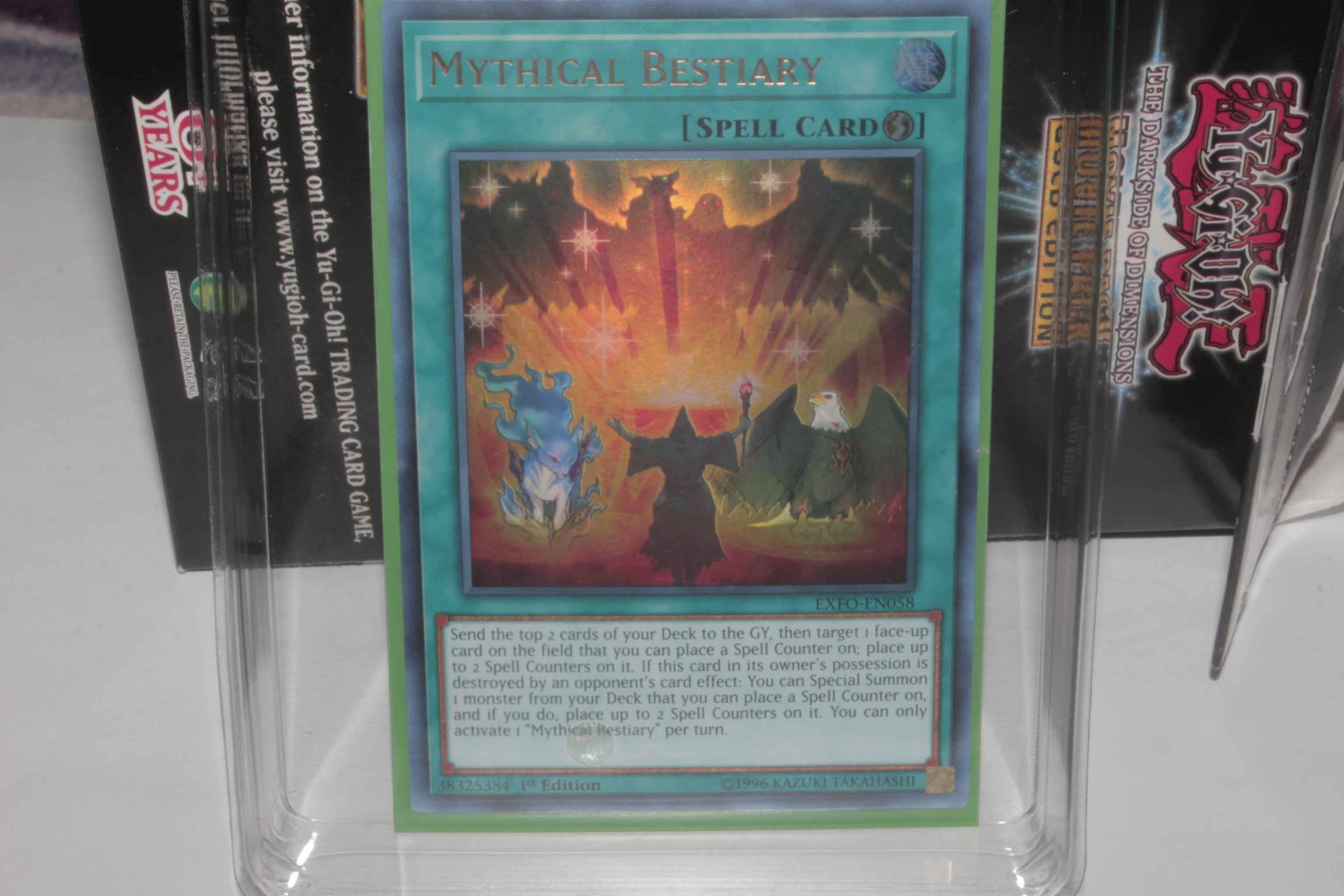 EXFO-EN058 Ultra Rare 1st Edition Yugioh Mythical Bestiary 