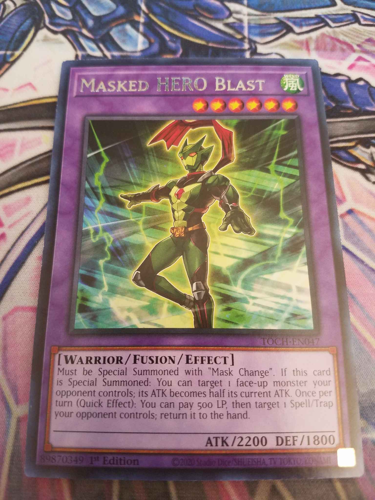 Masked HERO Blast Ultra Rare JUMP-EN078 Limited Edition M/NM Yugioh 
