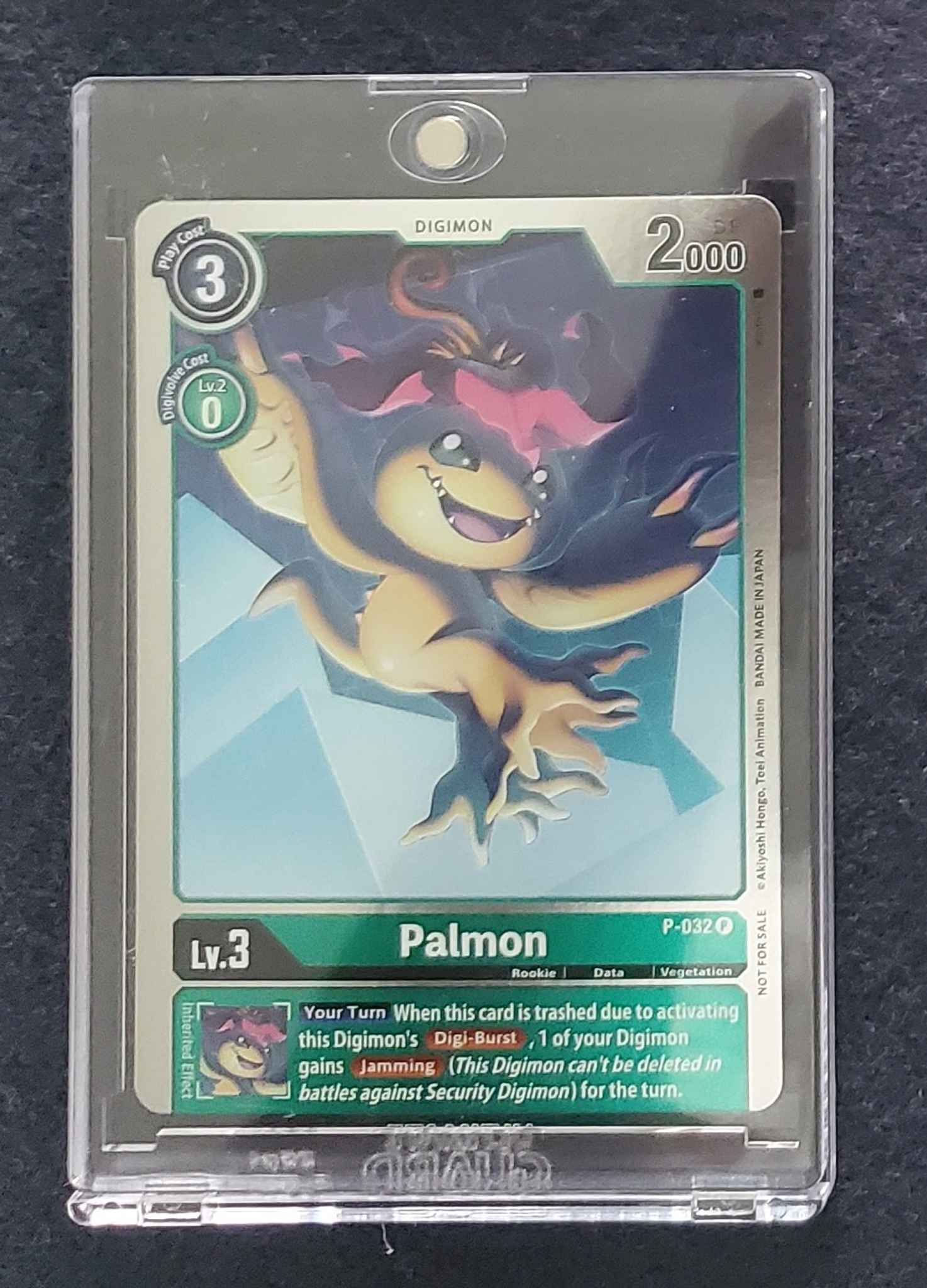 Palmon P 032 Great Legend Power Up Pack W Photo Palmon P 032 Digimon Promotion Cards Digimon Card Game