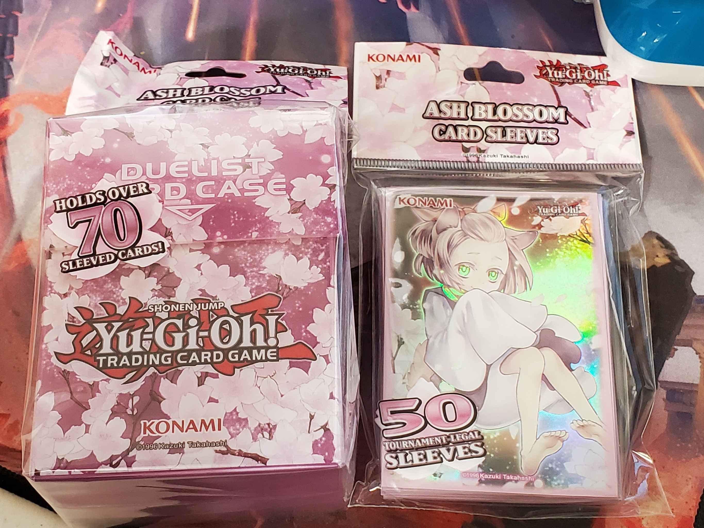 Card Case Deck Box Holds over 70 Sleeved Cards - ASH BLOSSOM Konami Yu-Gi-Oh