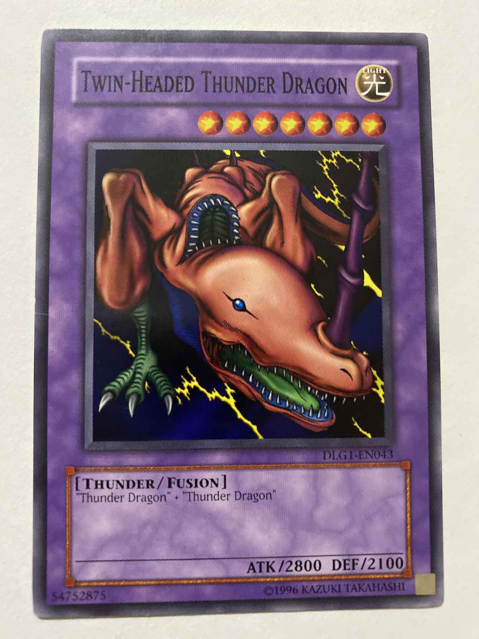 Common Twin-Headed Thunder Dragon Unlimited Edition DLG1-EN043