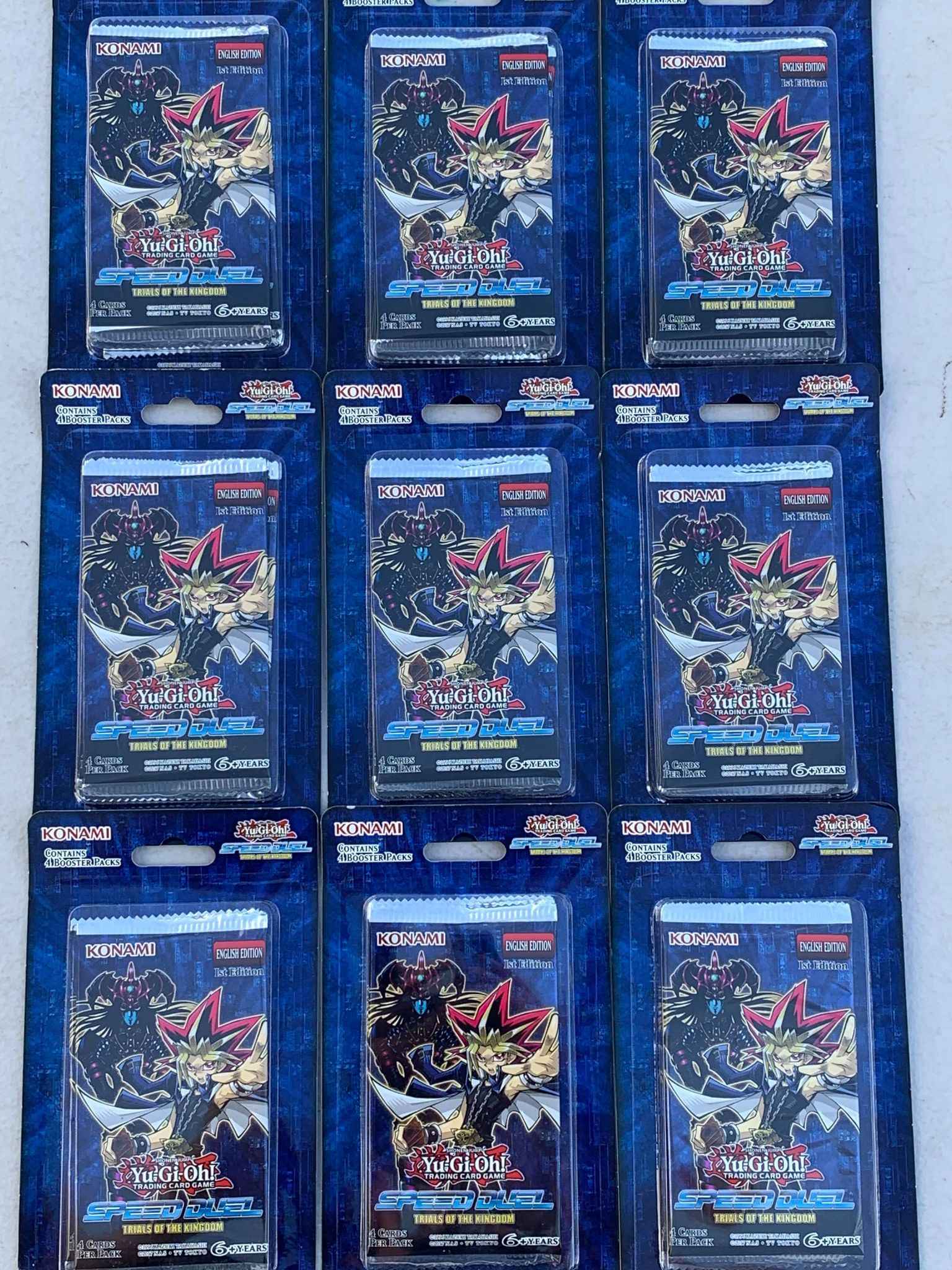 YUGIOH TCG TRIALS OF THE KINGDOM FACTORY SEALED BOOSTER BOX 36 PACKS 