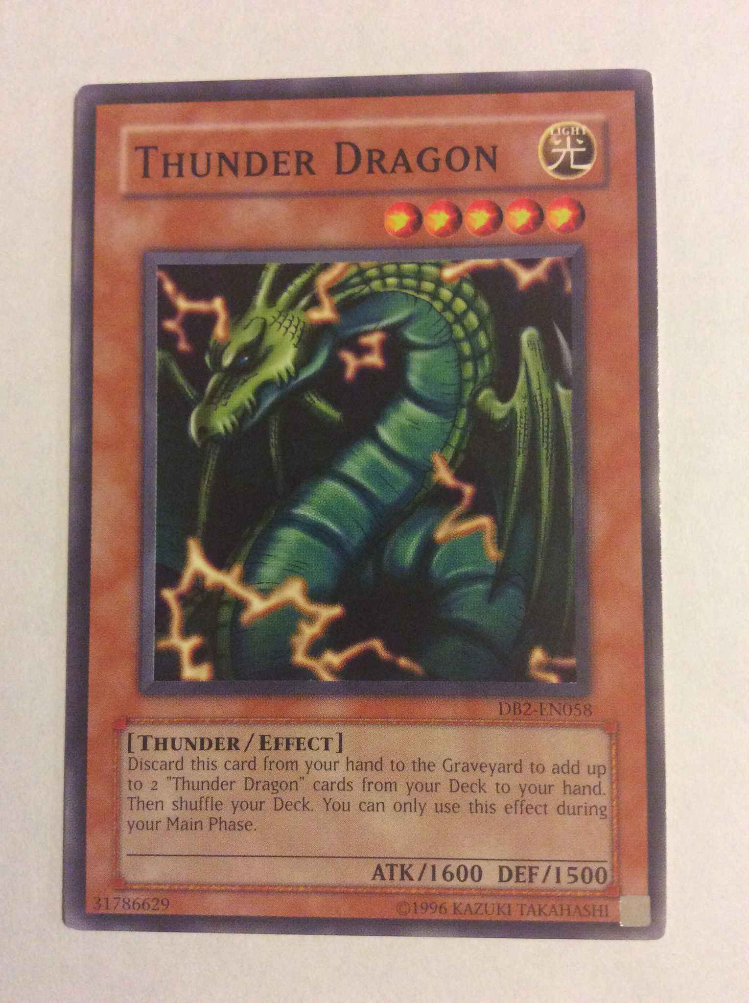 Thunder Dragon DB2-EN058 Common NM 