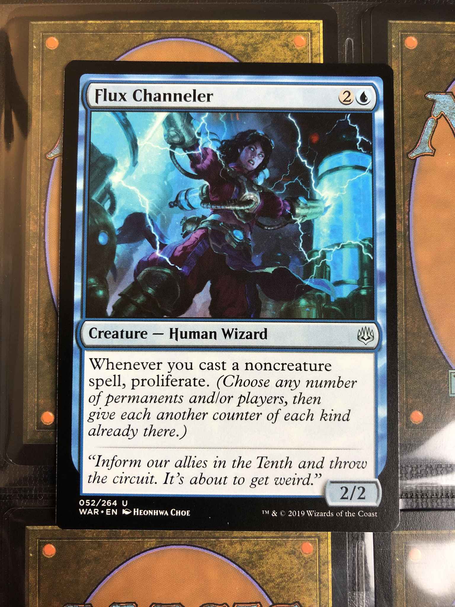 Magic The Gathering Flux Channeler War of the Spark Used 