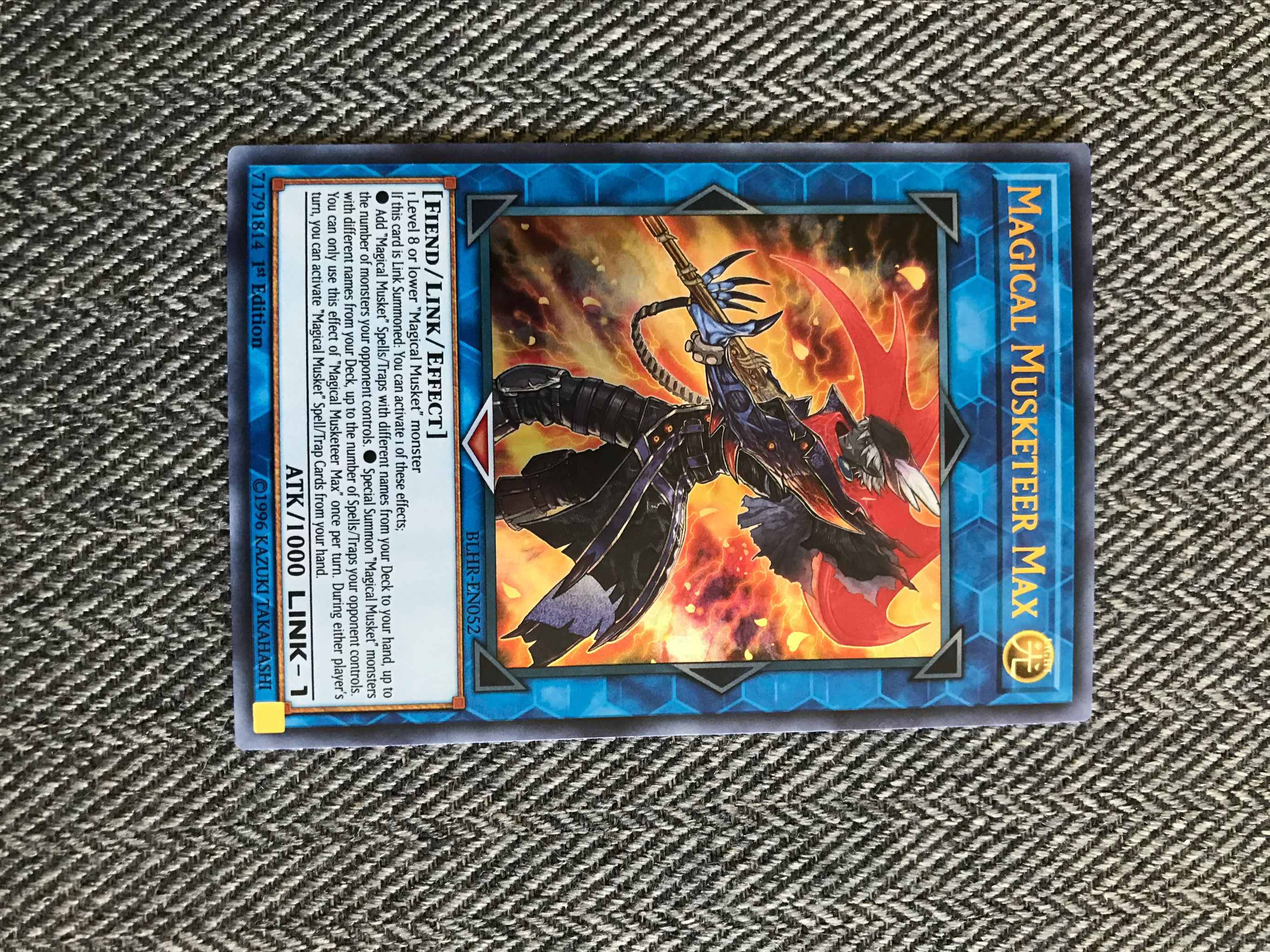 Magical Musketeer Max 1st Edition Ultra Rare BLHR-EN052 Yu-Gi-Oh! 