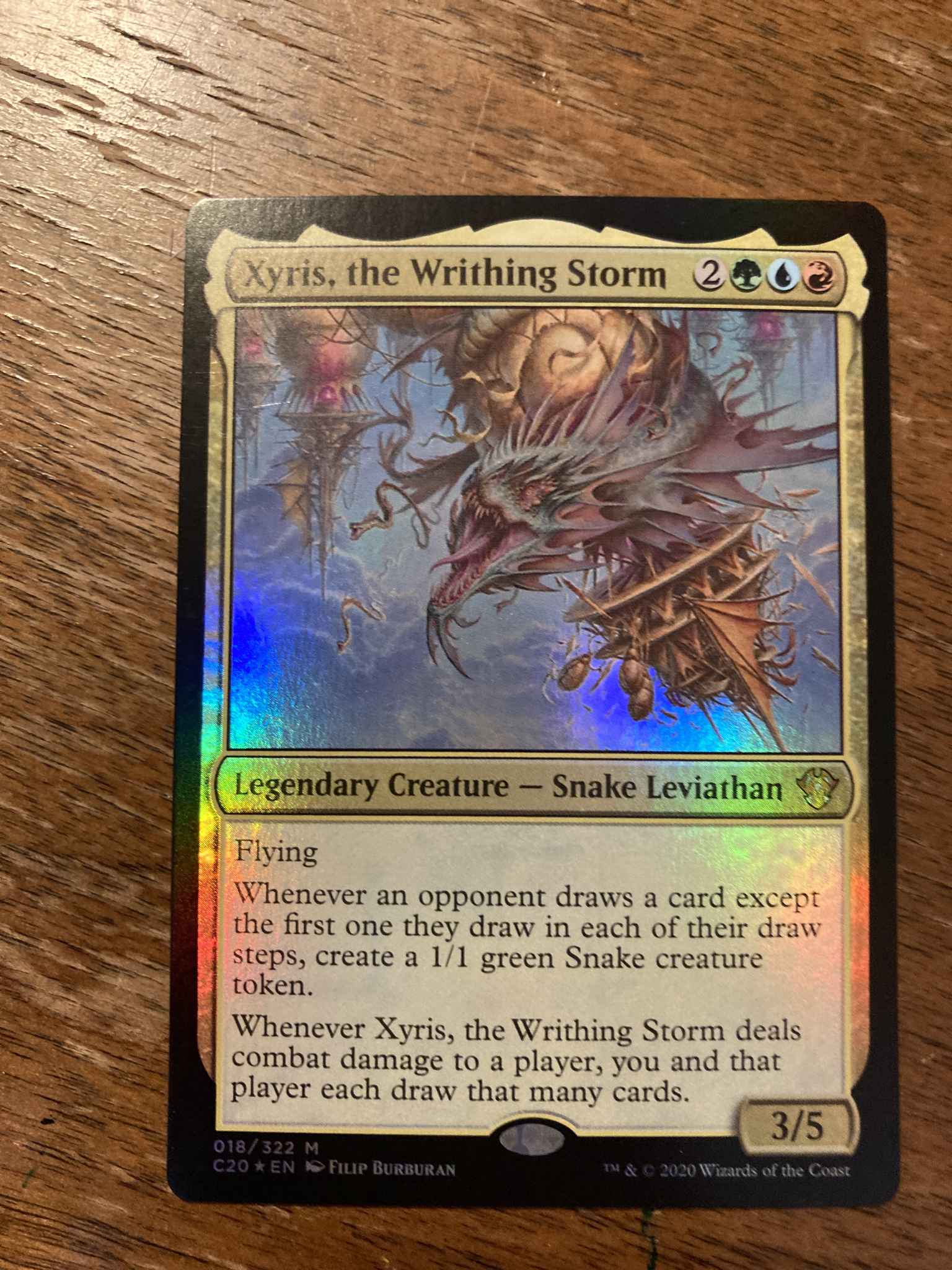 Xyris The Writhing Storm Xyris The Writhing Storm Commander Magic The Gathering