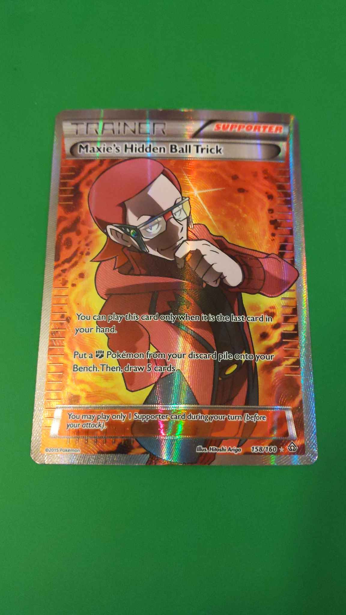 Maxie S Hidden Ball Trick 158 Full Art Maxie S Hidden Ball Trick 158 Full Art Xy Primal Clash Pokemon