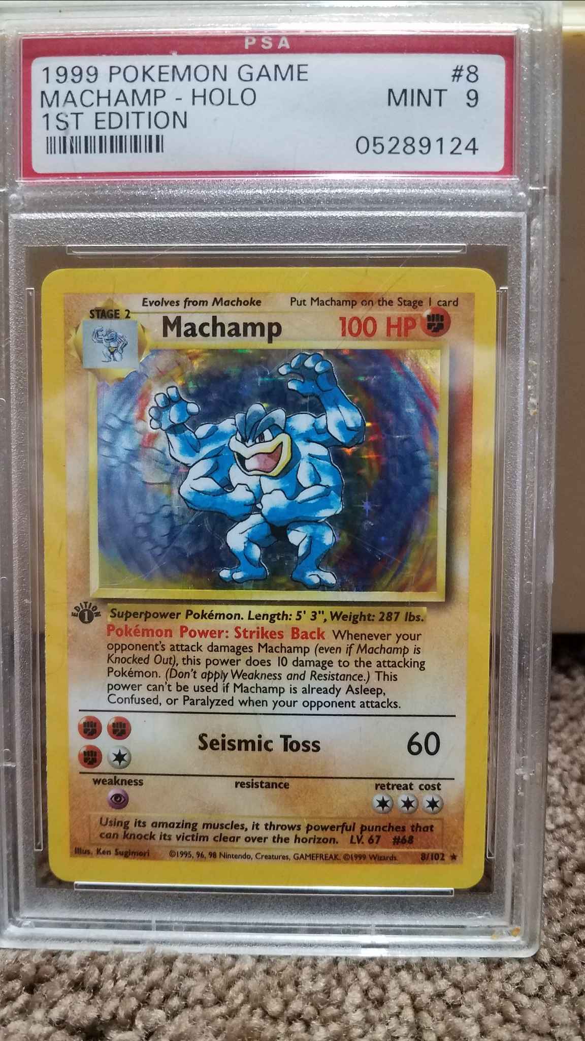 Psa 1st Edition Mint 9 1999 Machamp Holo Machamp Base Set 1st Edition Revised With Shadowed Borders Deck Exclusives Pokemon Online Gaming Store For Cards Miniatures Singles Packs Booster Boxes