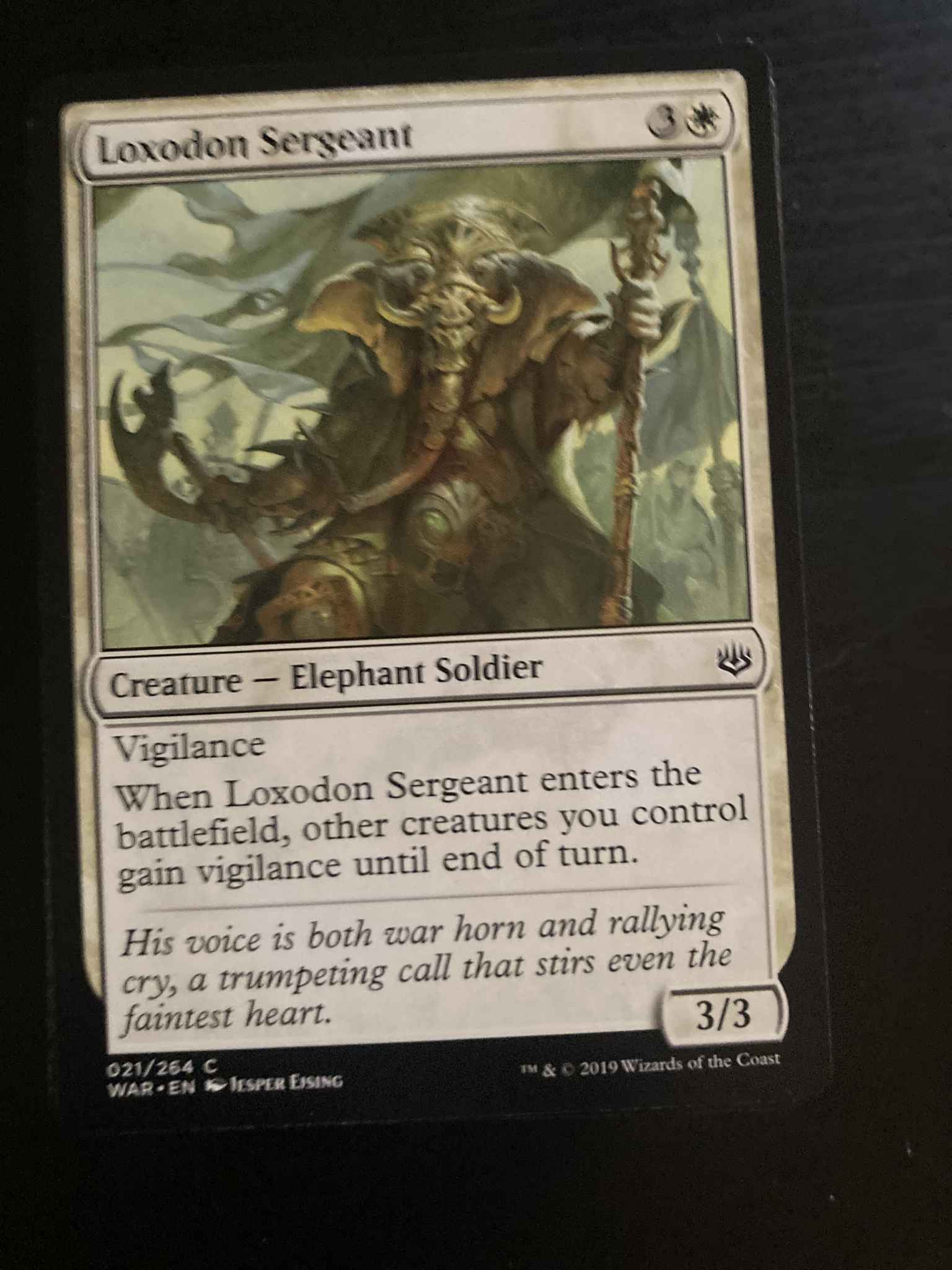 War of the Spark Loxodon Sergeant 