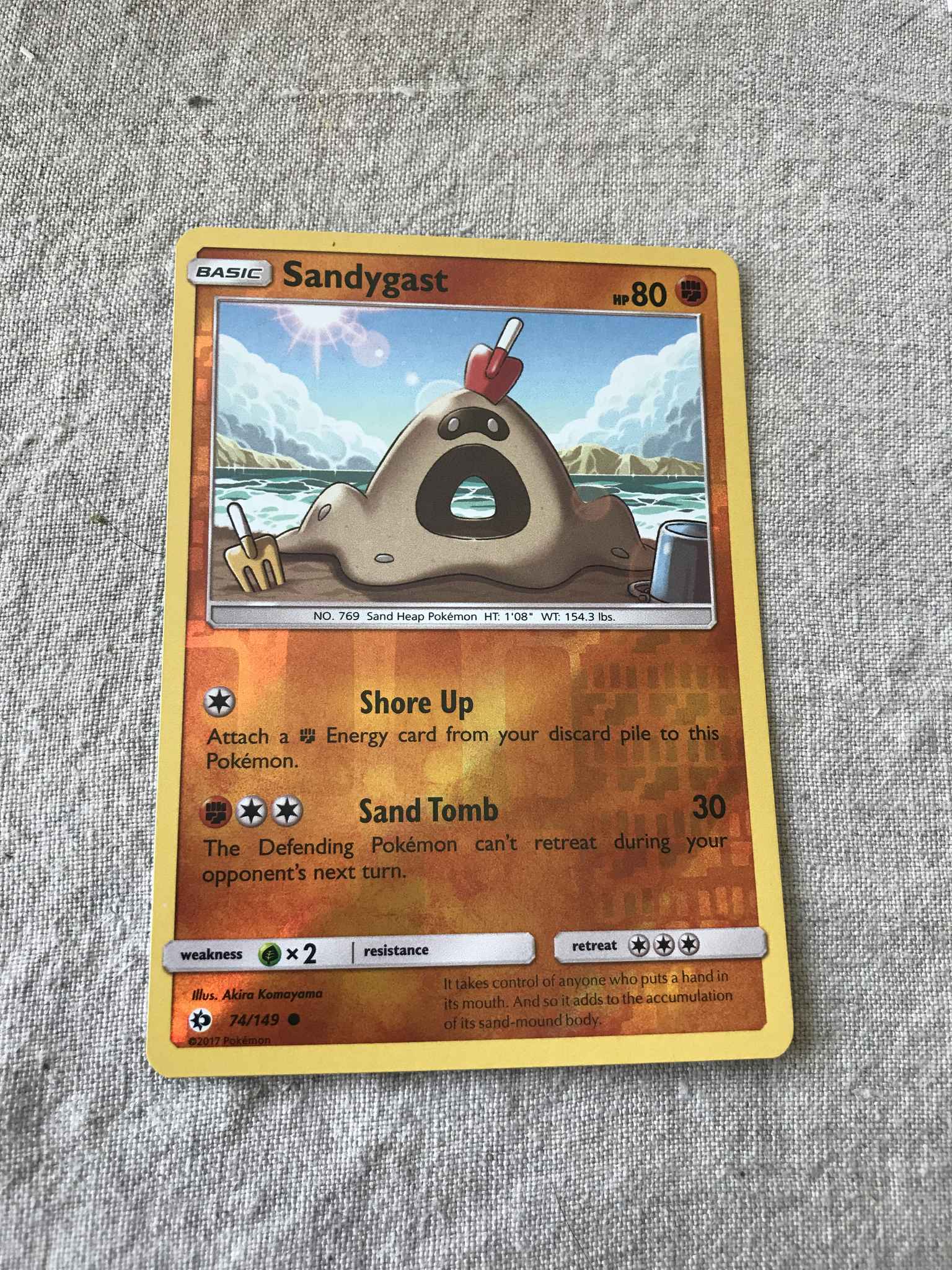 Sandygast Sandygast Sm Base Set Pokemon