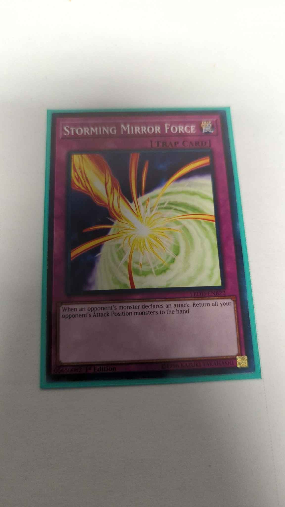 LEDD-ENB22 Storming Mirror Force 1st Edition Mint YuGiOh Card 