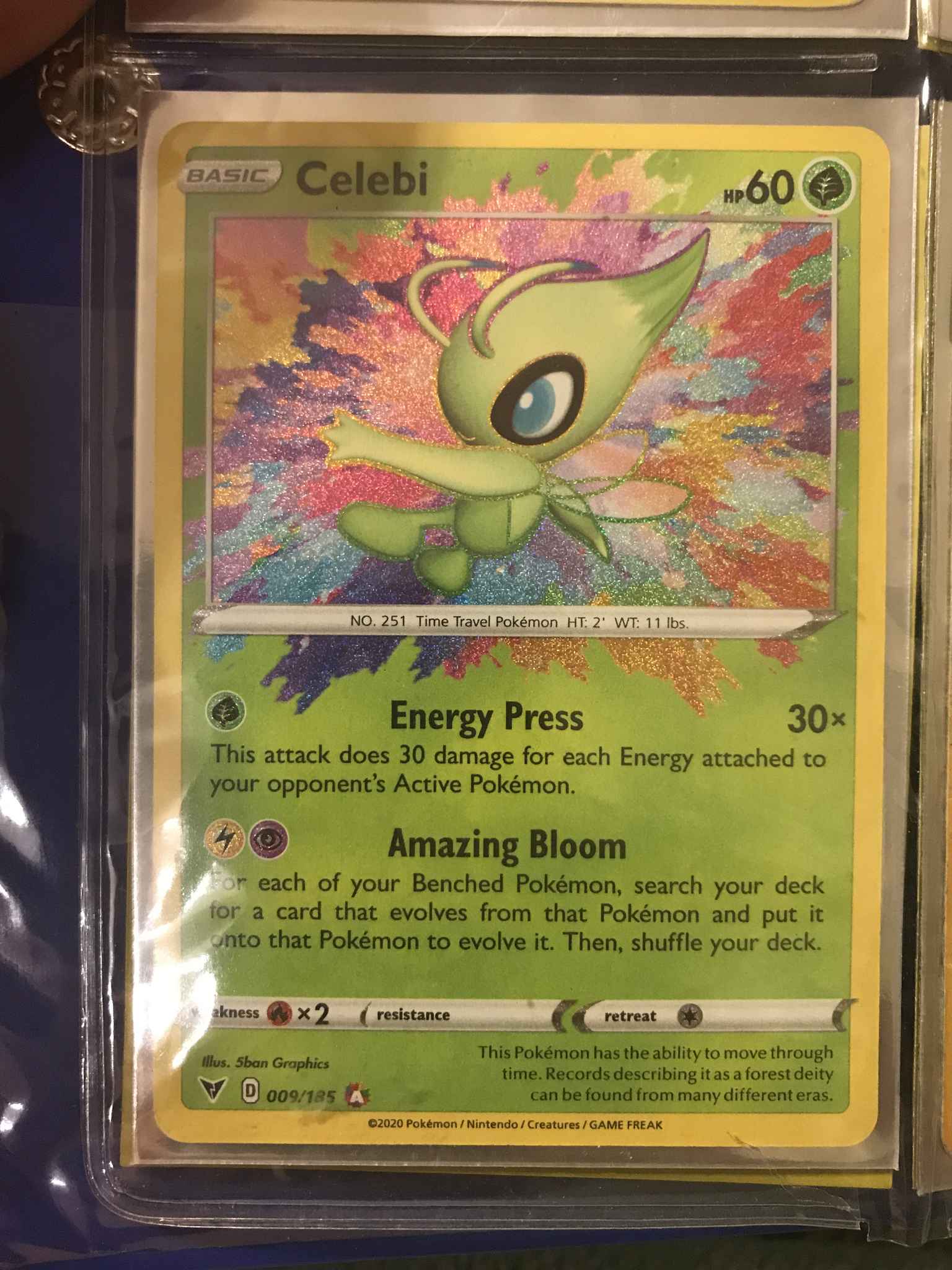 Celebi Celebi Swsh04 Vivid Voltage Pokemon