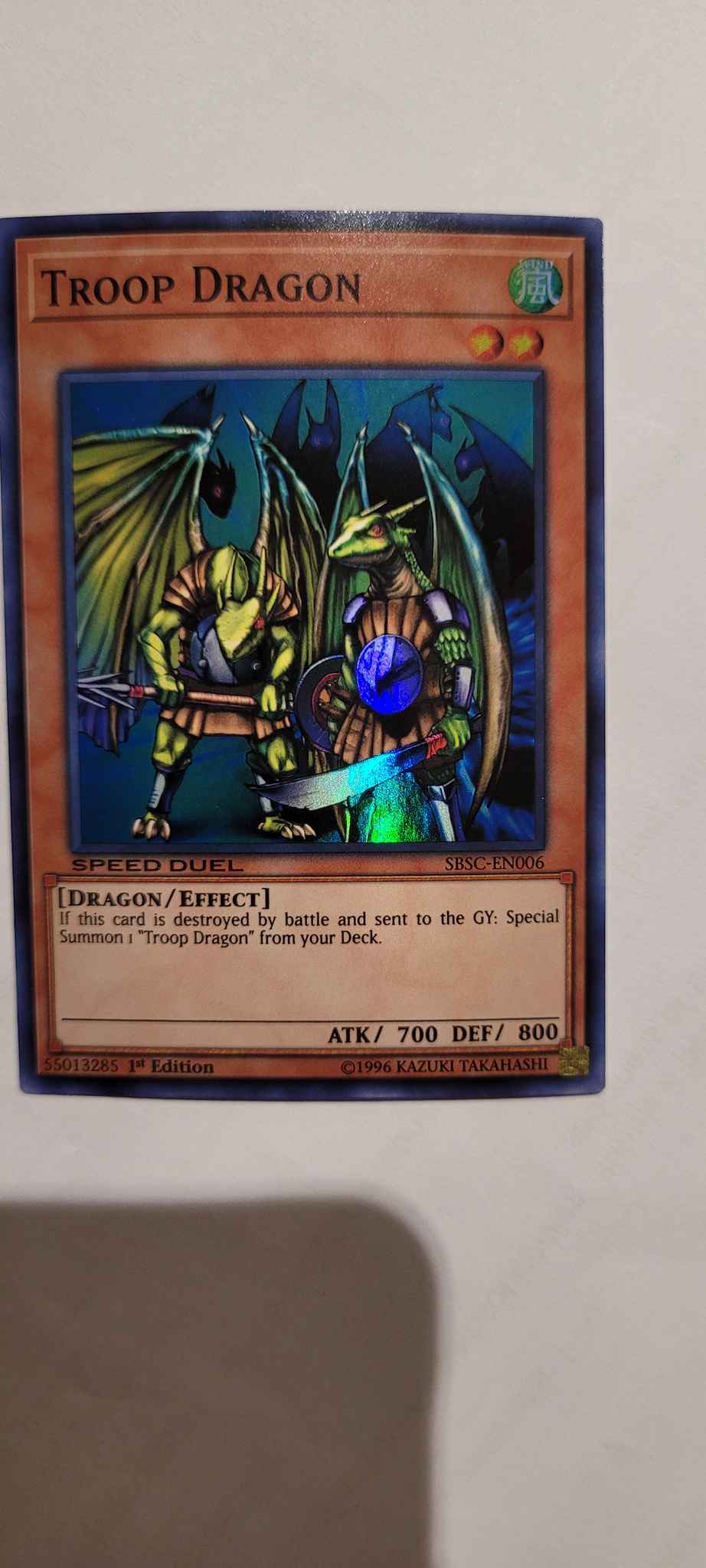 Speed Duel Details about   2019 Yu-Gi-Oh Scars of Battle 1st Edition Troop Dragon MINT 