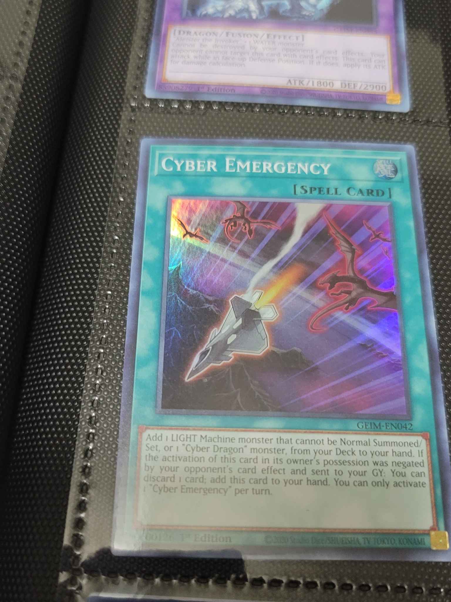 Yugioh Cyber Emergency BLRR-EN016 Secret Rare 1st Edition 
