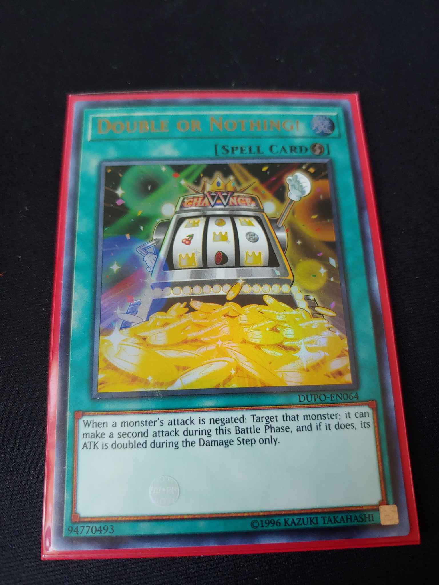 Double or Nothing  DUPO-EN064 Ultra Rare 1st NM Yugioh 