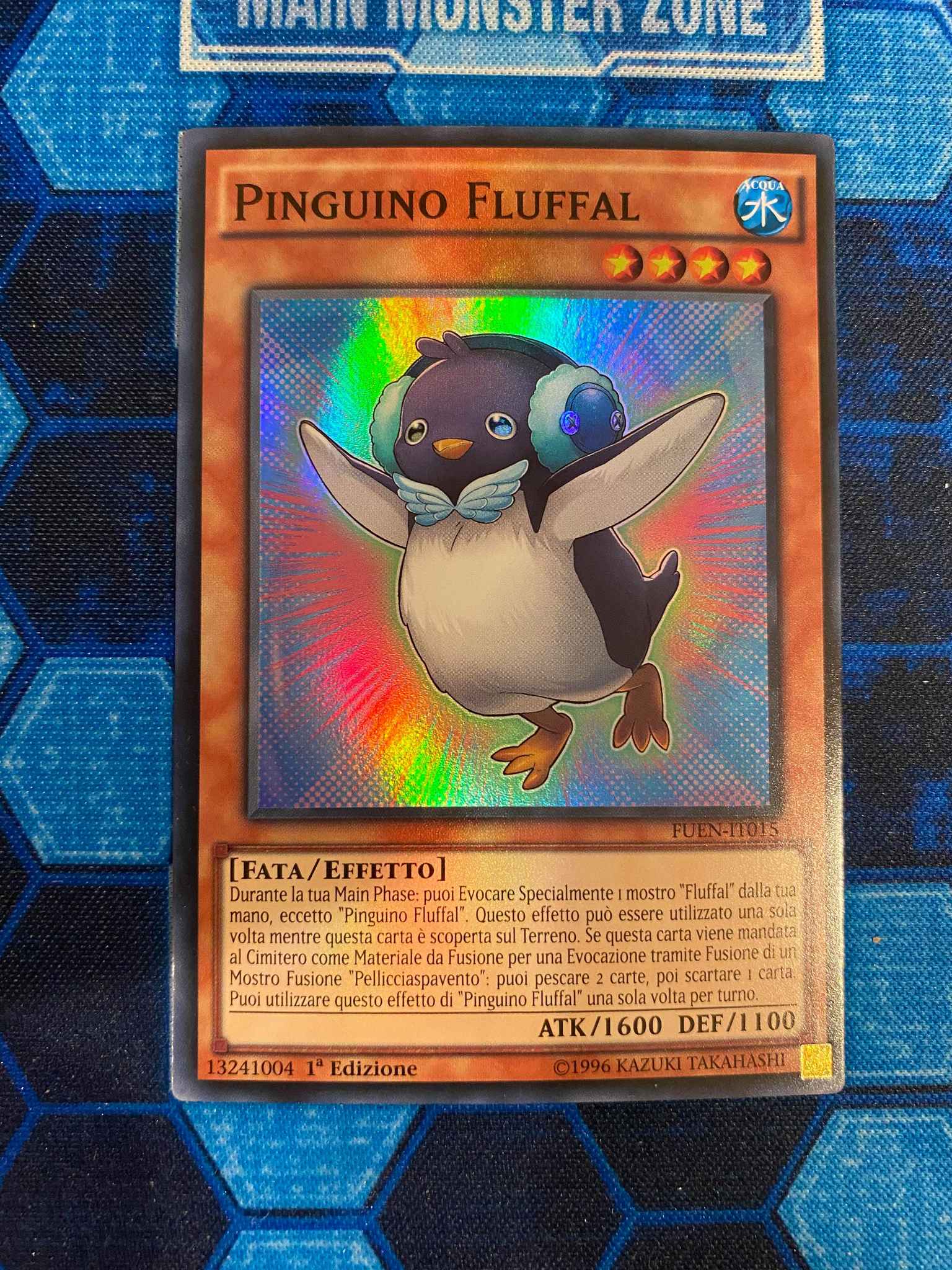 Fluffal Penguin Super Rare Yugioh 1st Edition FUEN-EN015 
