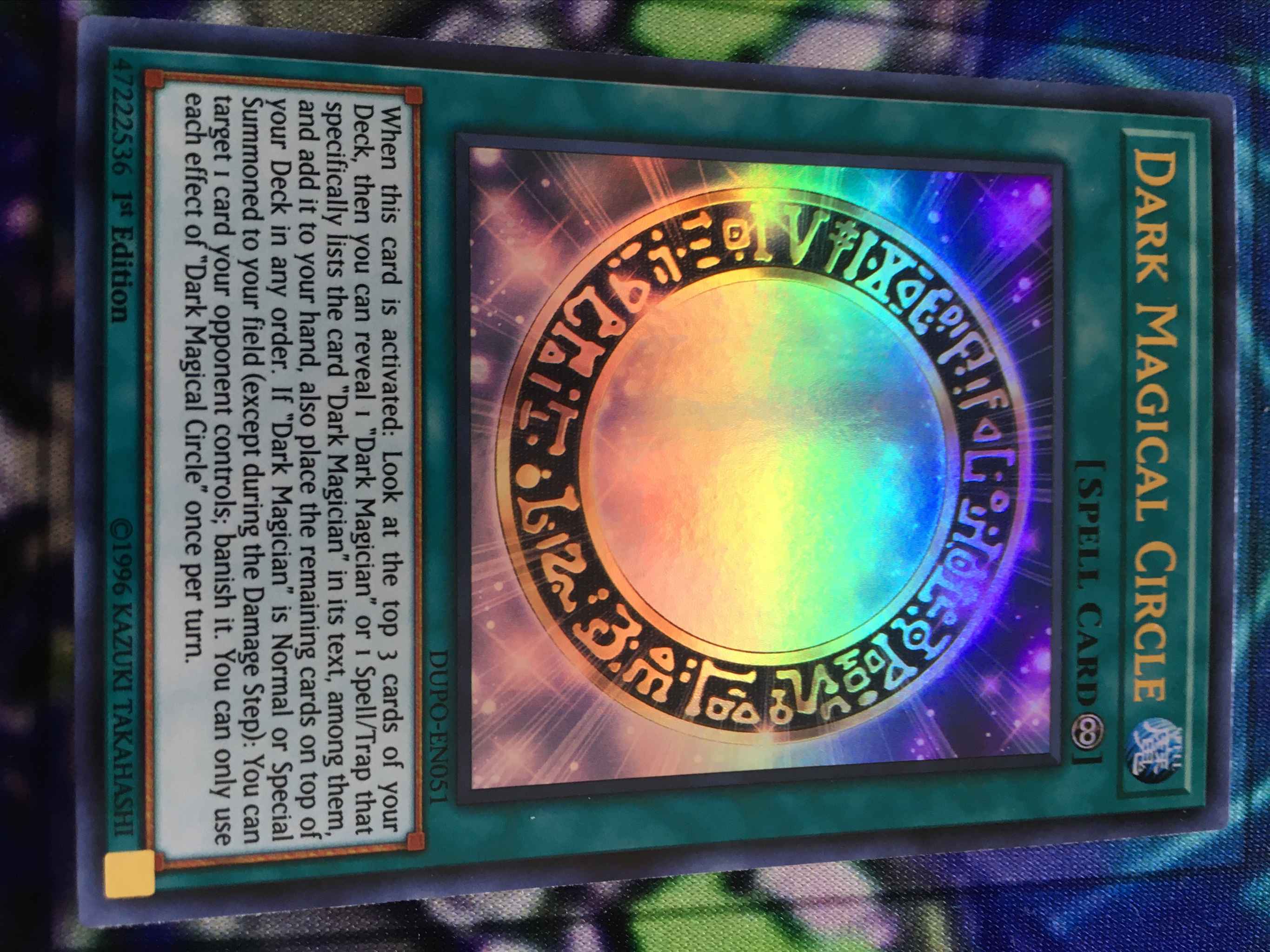 Ultra Rare M/NM 1x - Dark Magical Circle 1st Edition YuGiOh DUPO-EN051 