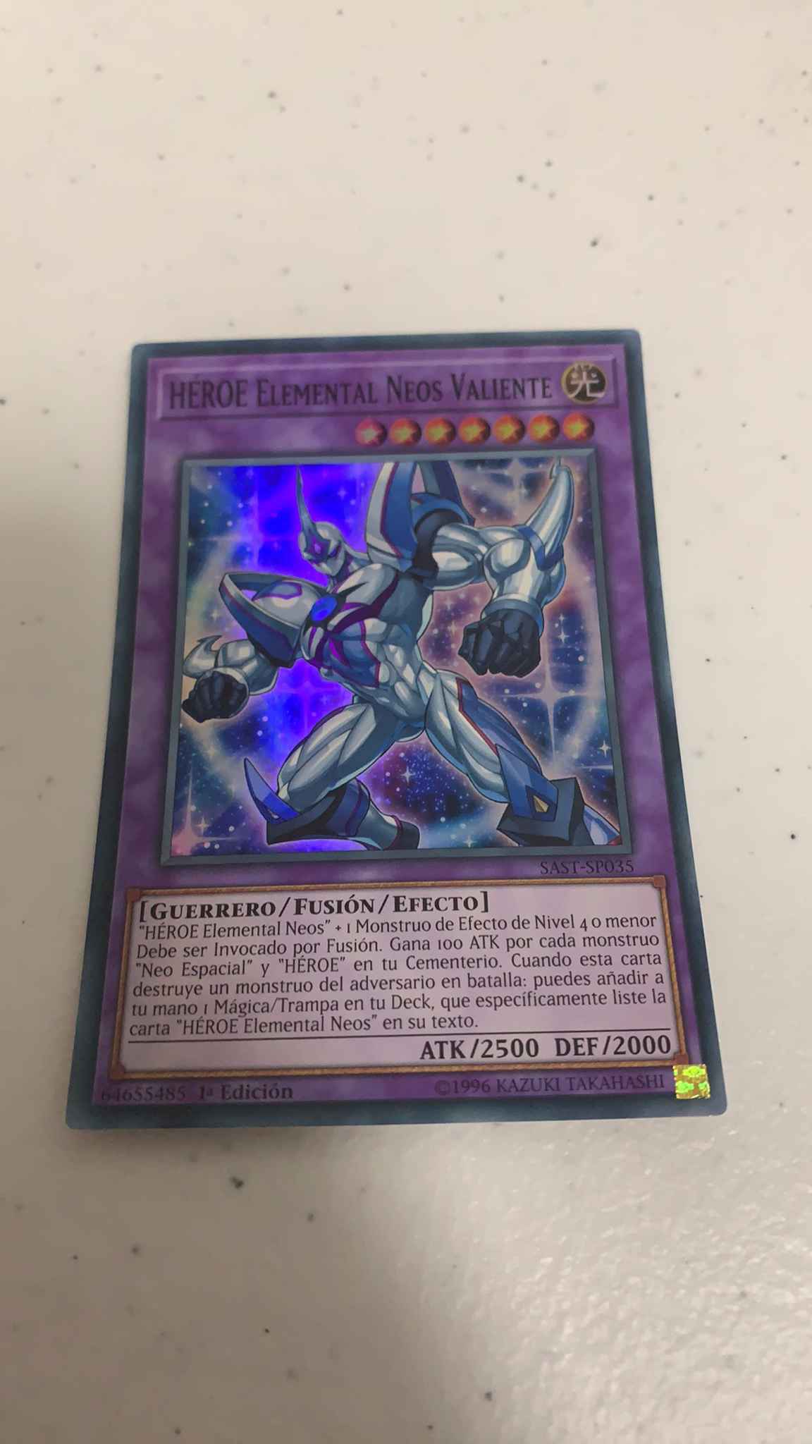 Heroe Elemental Neos Valiente Spanish Elemental Hero Cosmo Neos Savage Strike Yugioh Online Gaming Store For Cards Miniatures Singles Packs Booster Boxes