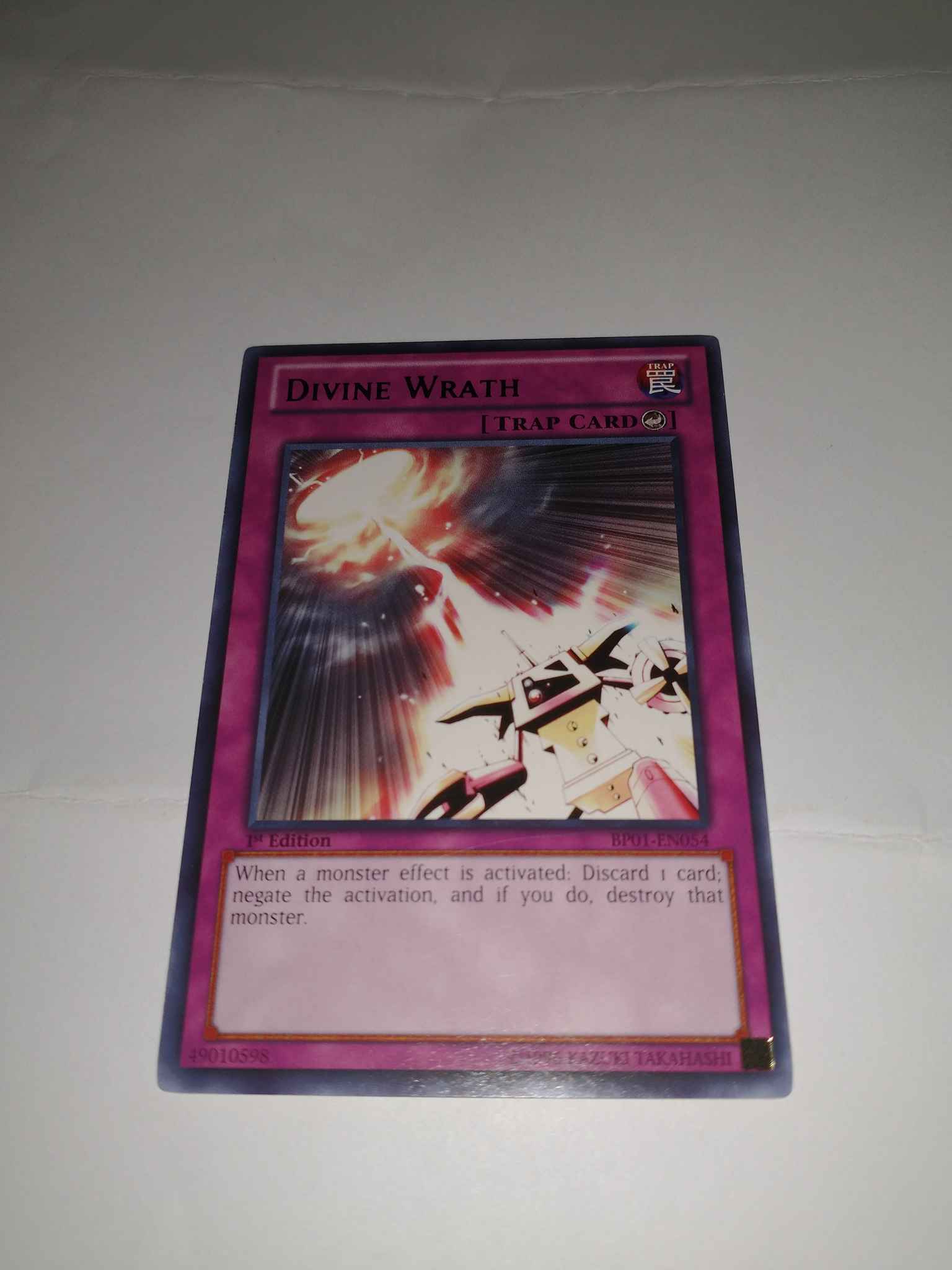 Divine Wrath Mint Near Mint Condition YUGIOH Card