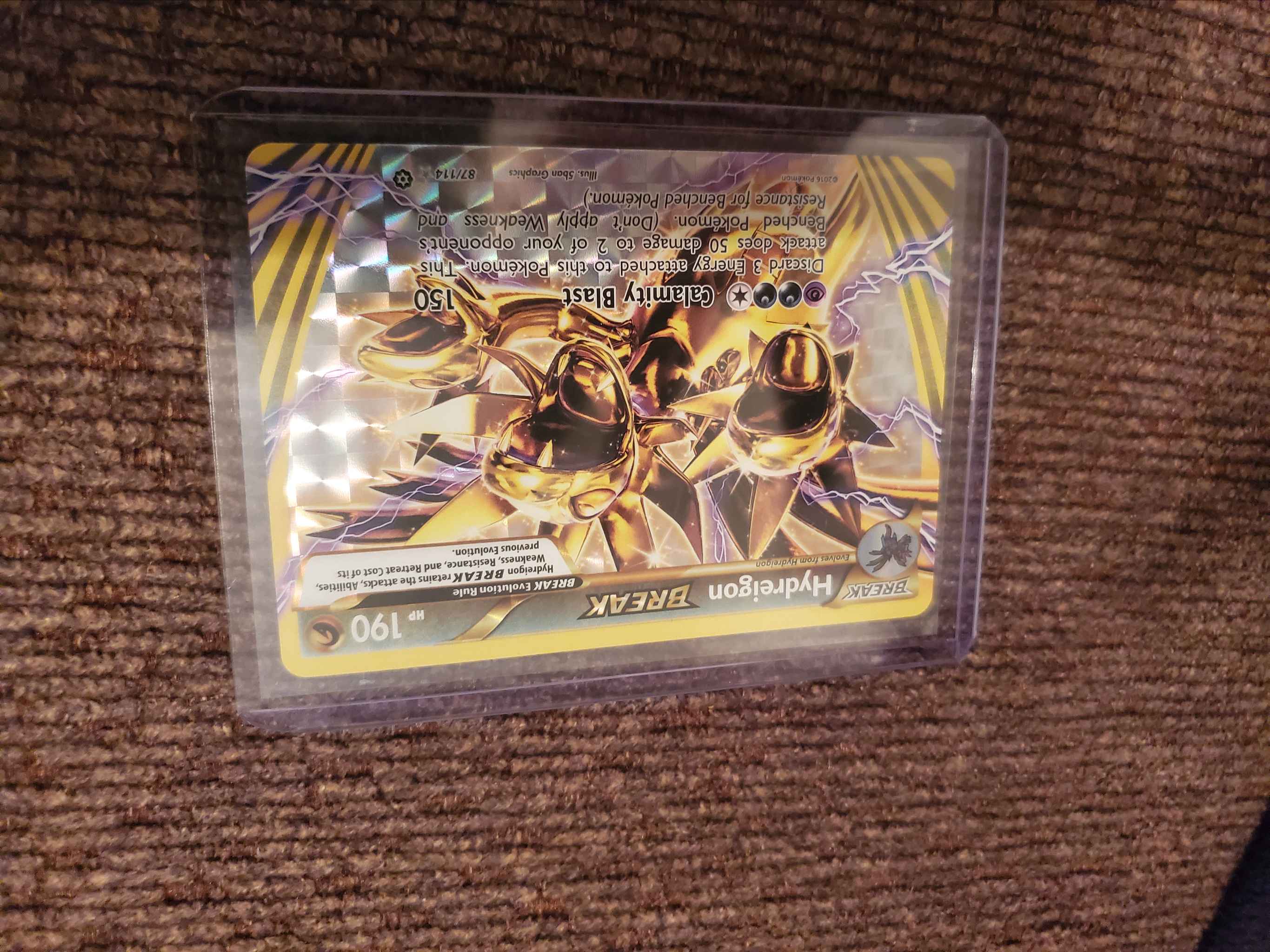 Hydreigon Break Ultra Rare 87 114 Pokemon Xy Steam Siege Nm Holo Hydreigon Break Xy Steam Siege Pokemon