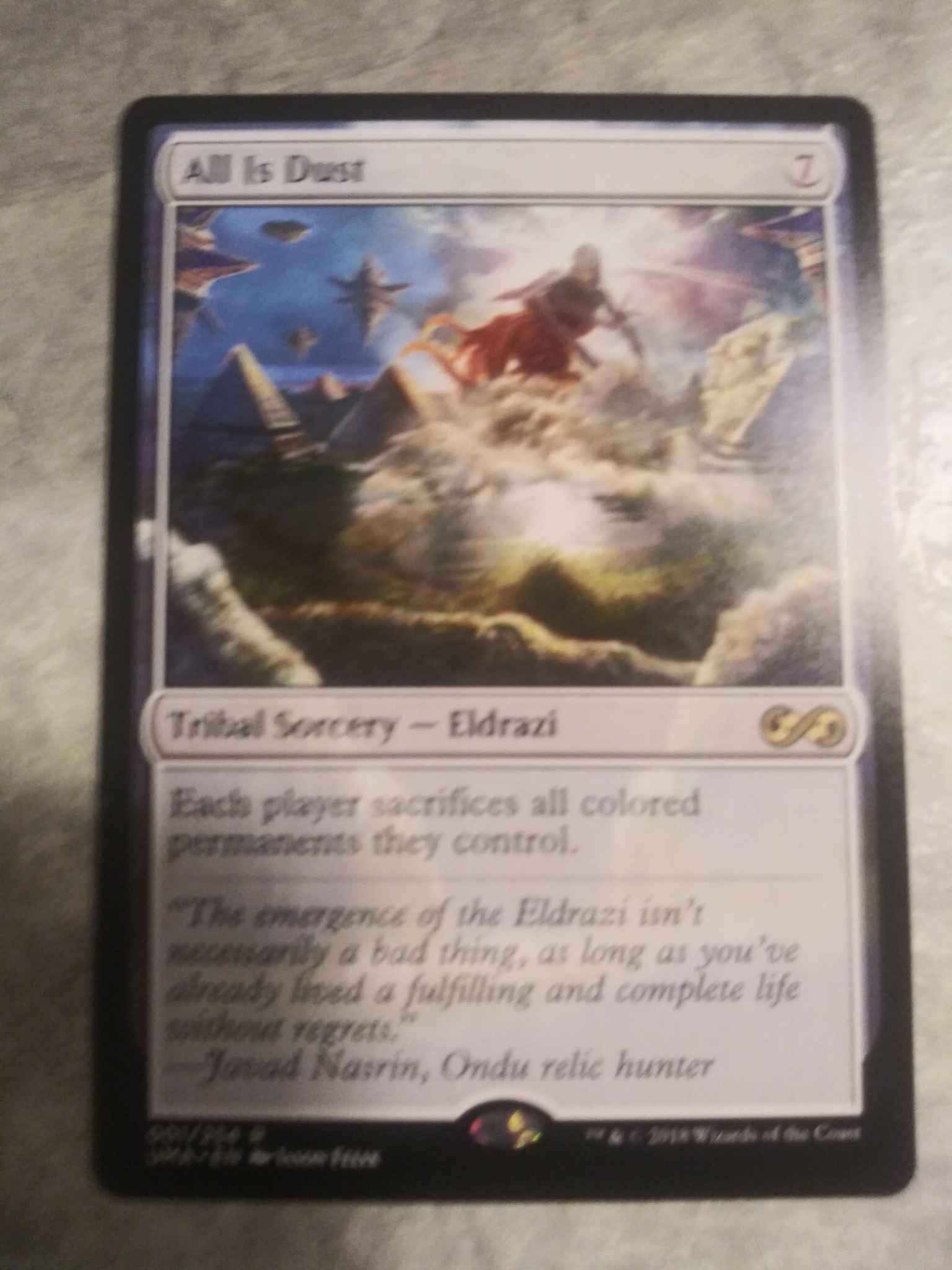 ALL IS DUST Ultimate Masters Magic MTG MINT CARD