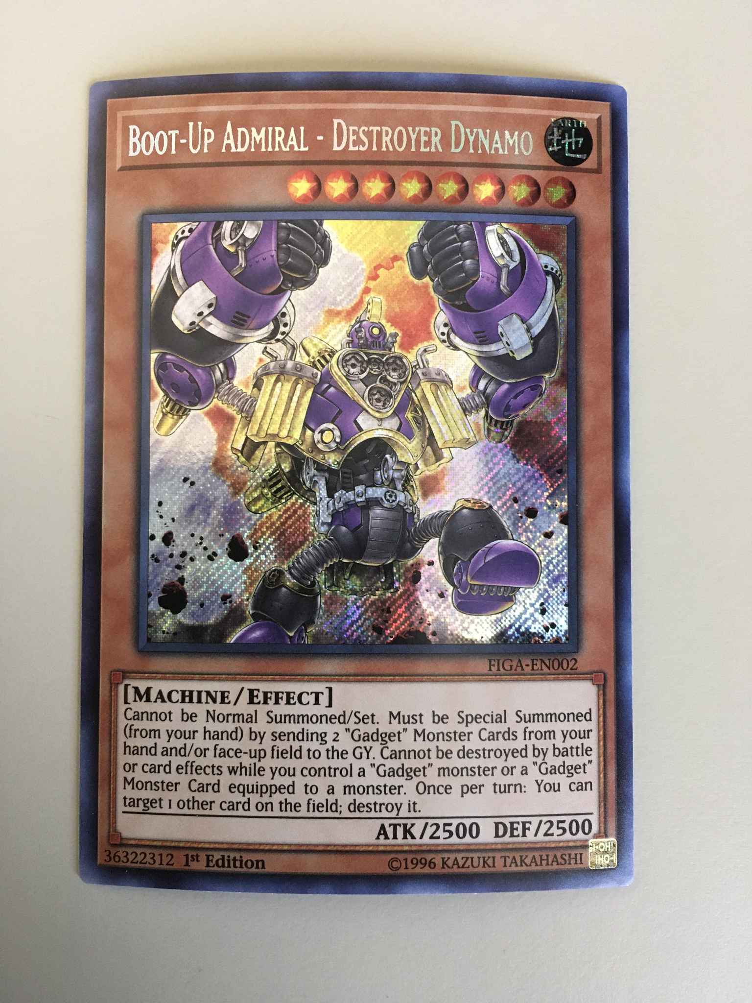 Destroyer Dynamo 1st Edition NM FIGA-EN002 Boot-Up Admiral