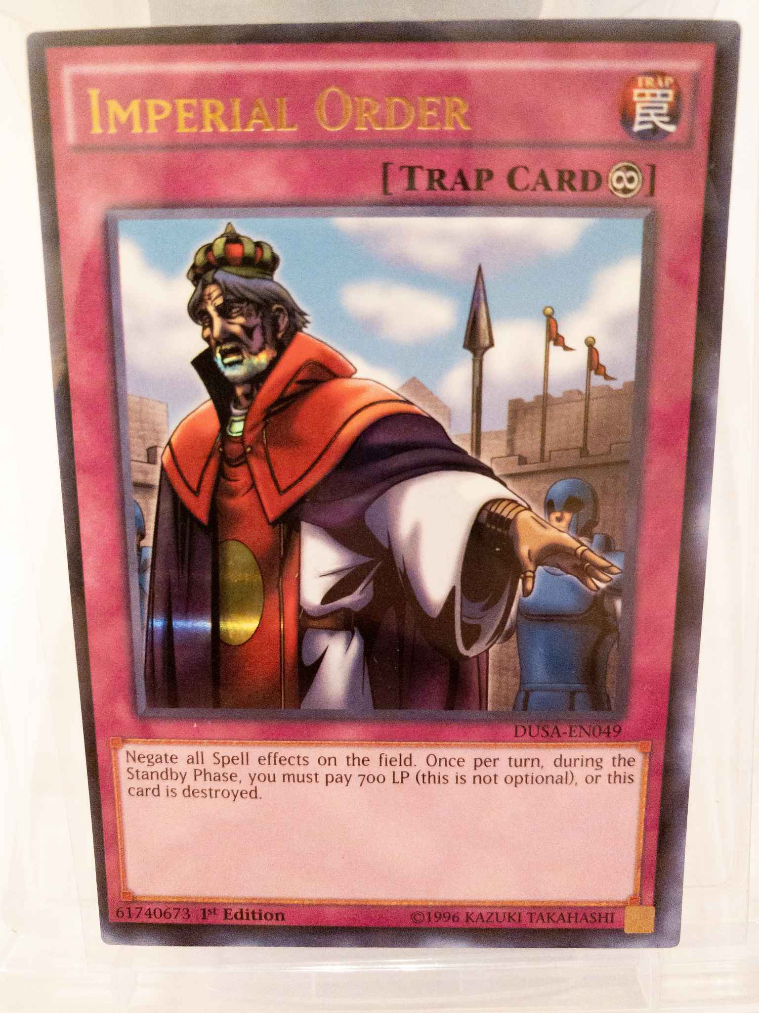 Yugioh Imperial Order x3 Common Op09 spanish Mint 