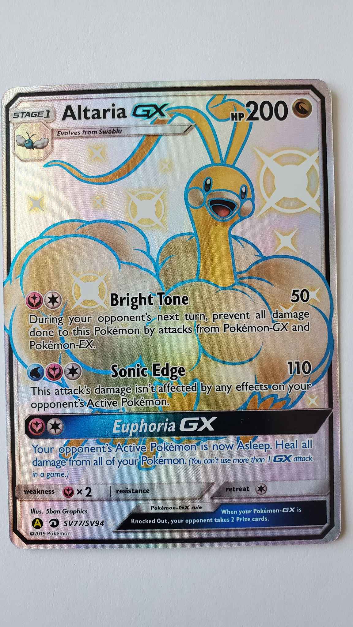 Pokemon Trading Card Game Altaria Swablu Shiny Hidden Fates Pokemon Tcg Online Ptcgo Online Card Pokemon Individual Cards